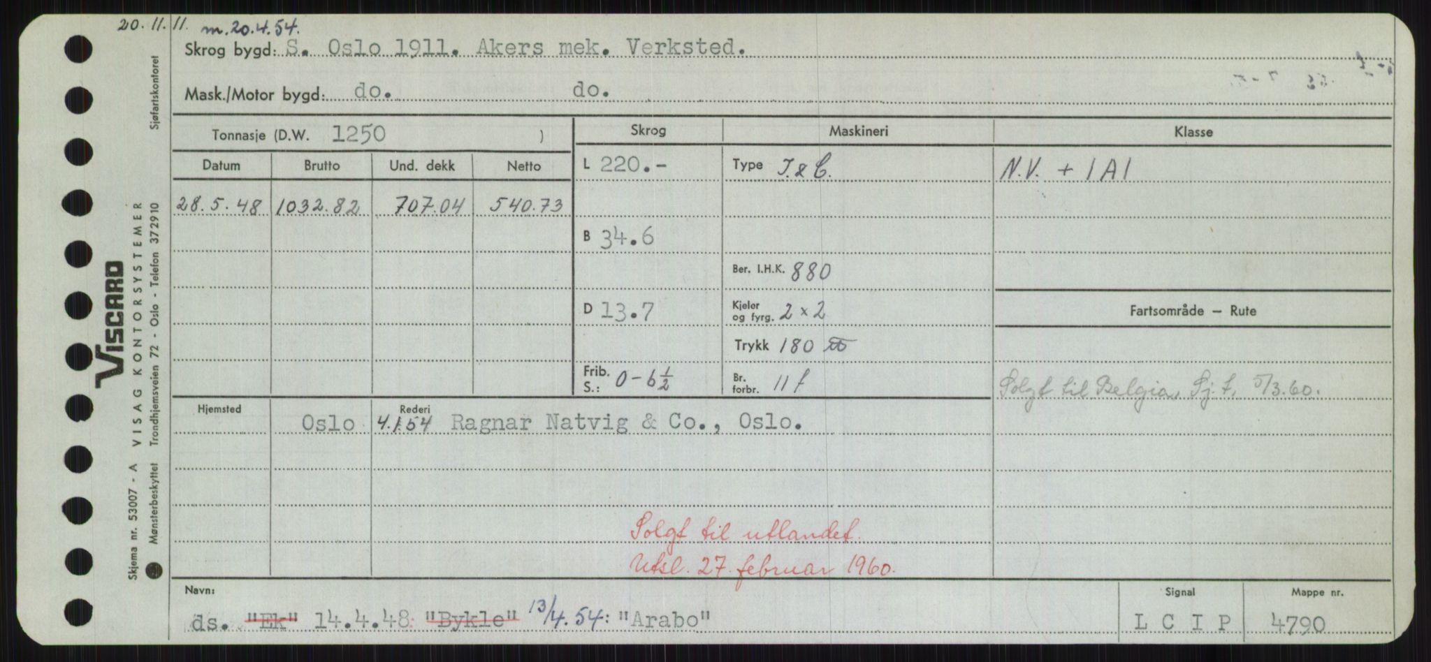 Sjøfartsdirektoratet med forløpere, Skipsmålingen, RA/S-1627/H/Hd/L0002: Fartøy, Apa-Axe, p. 19