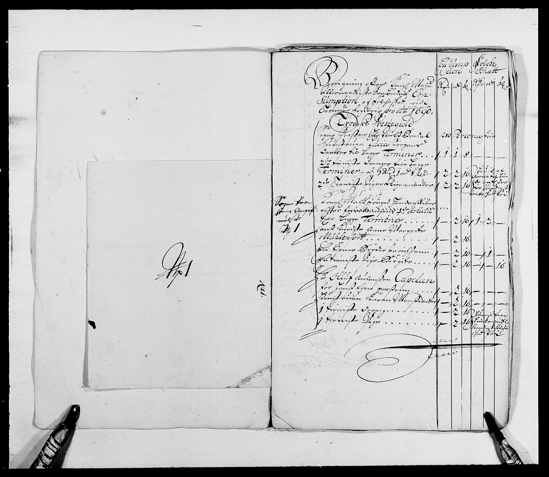 Rentekammeret inntil 1814, Reviderte regnskaper, Fogderegnskap, RA/EA-4092/R68/L4751: Fogderegnskap Senja og Troms, 1690-1693, p. 47