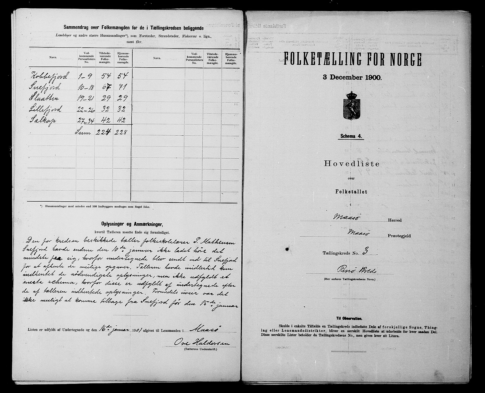 SATØ, 1900 census for Måsøy, 1900, p. 8