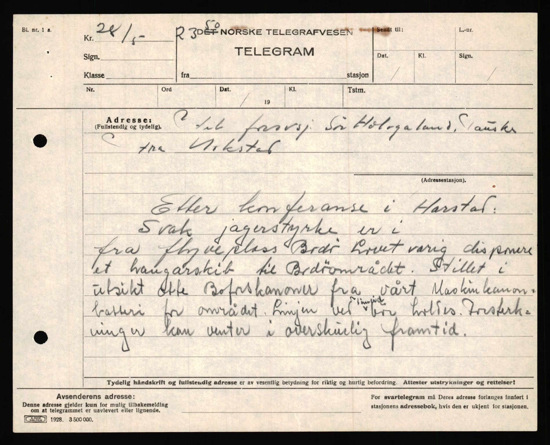 Forsvaret, Forsvarets krigshistoriske avdeling, AV/RA-RAFA-2017/Y/Ya/L0031: II-C-11-51 - Hærens overkommando, 1940, p. 719