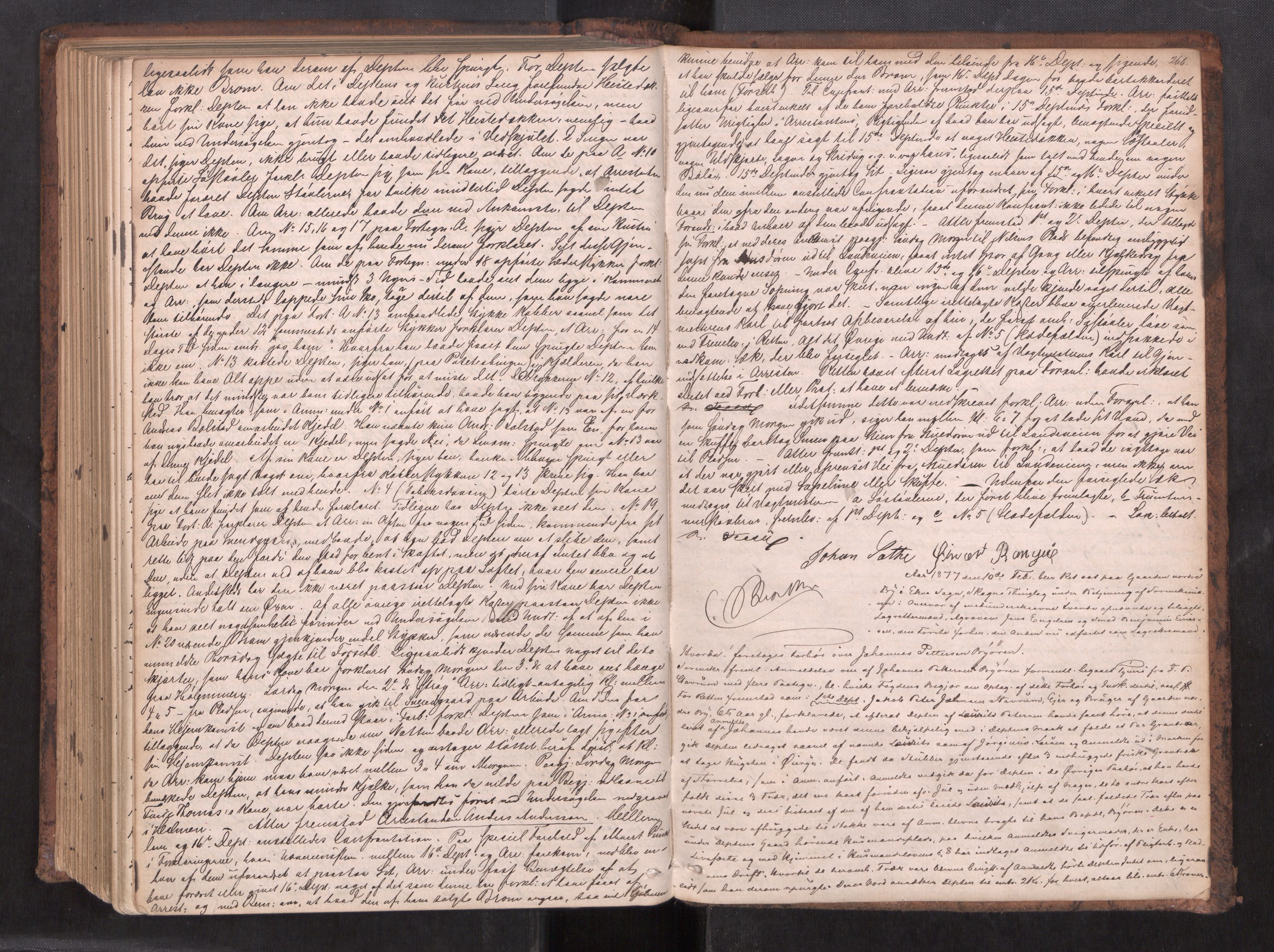 Stjør- og Verdal sorenskriveri, AV/SAT-A-4167/1/1/1B/L0019: Ekstrarettsprotokoll, 1864-1877, p. 265b-266a
