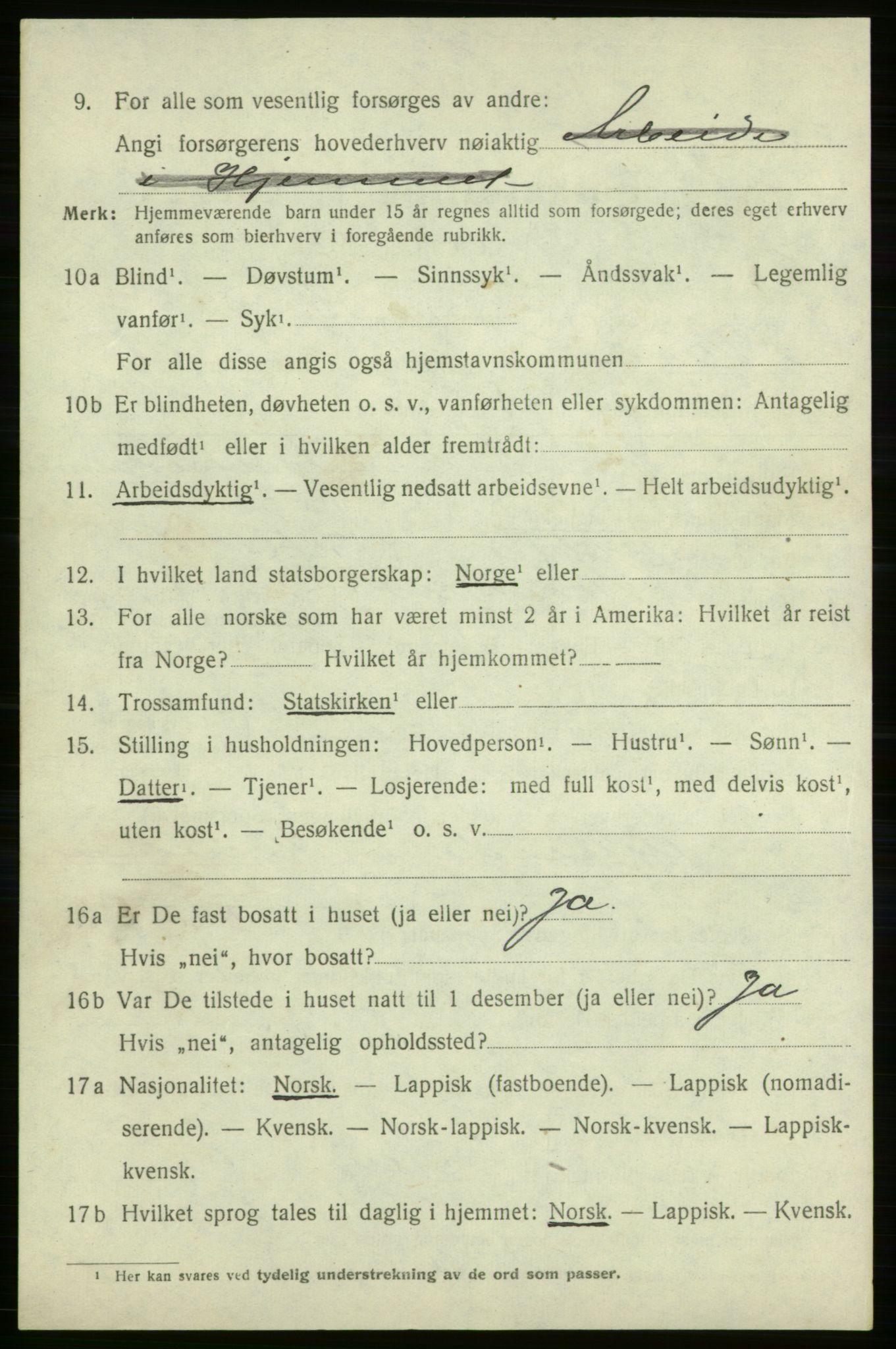 SATØ, 1920 census for Vardø rural district, 1920, p. 2827