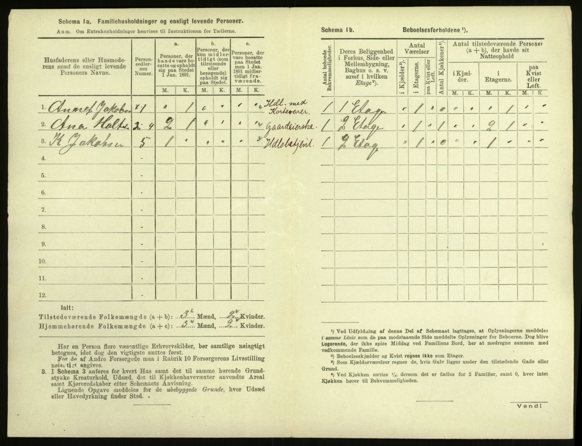 RA, 1891 census for 1601 Trondheim, 1891, p. 735