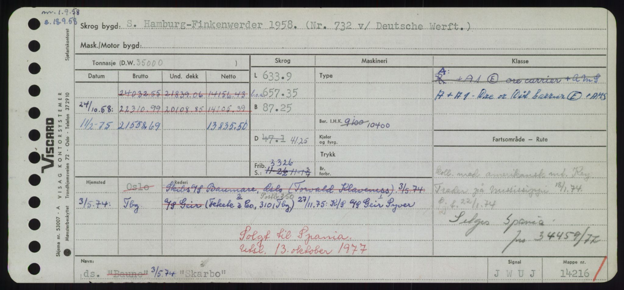 Sjøfartsdirektoratet med forløpere, Skipsmålingen, AV/RA-S-1627/H/Hd/L0034: Fartøy, Sk-Slå, p. 59