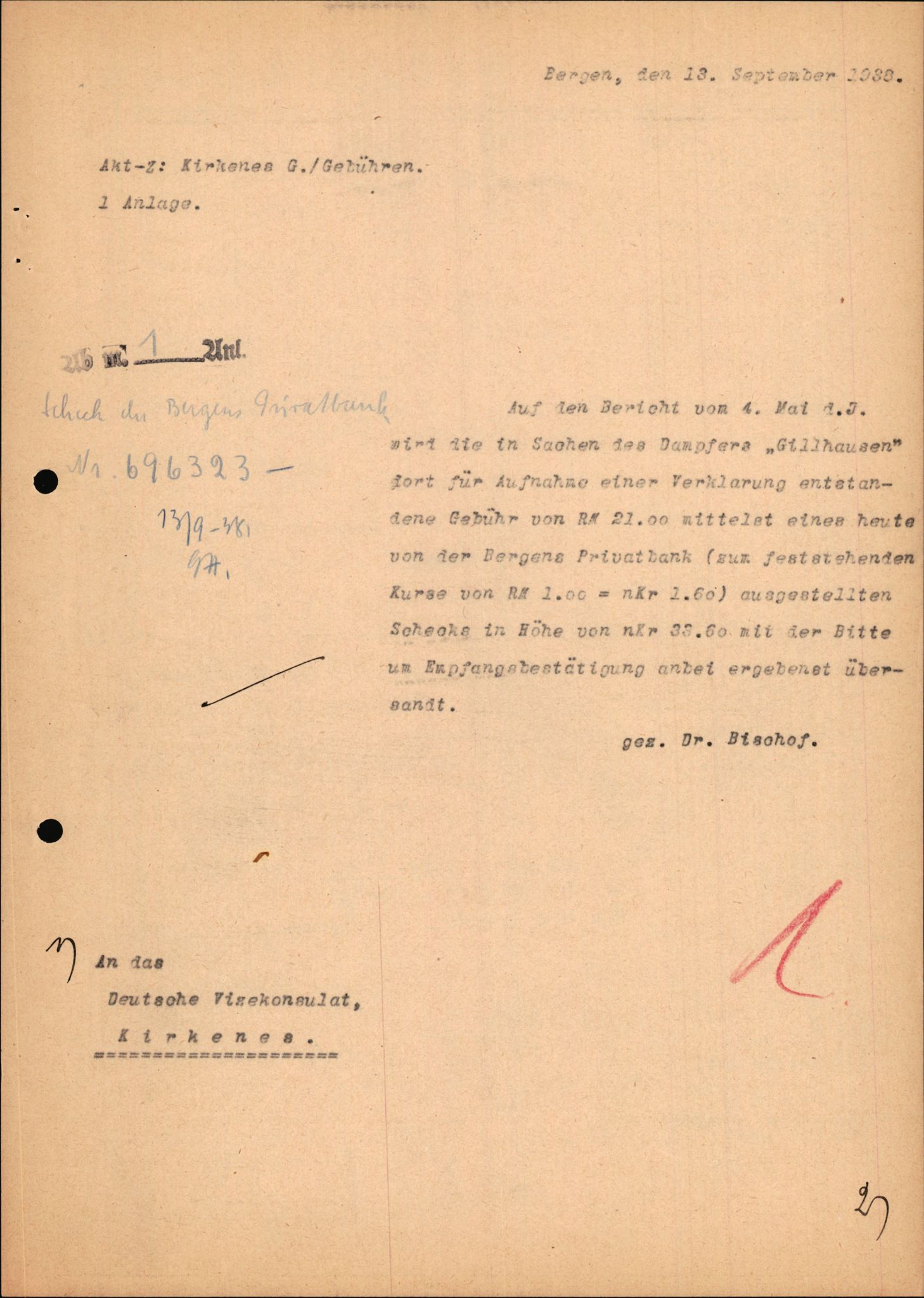 Forsvarets Overkommando. 2 kontor. Arkiv 11.4. Spredte tyske arkivsaker, AV/RA-RAFA-7031/D/Dar/Darc/L0026: FO.II. Tyske konsulater, 1928-1940, p. 815