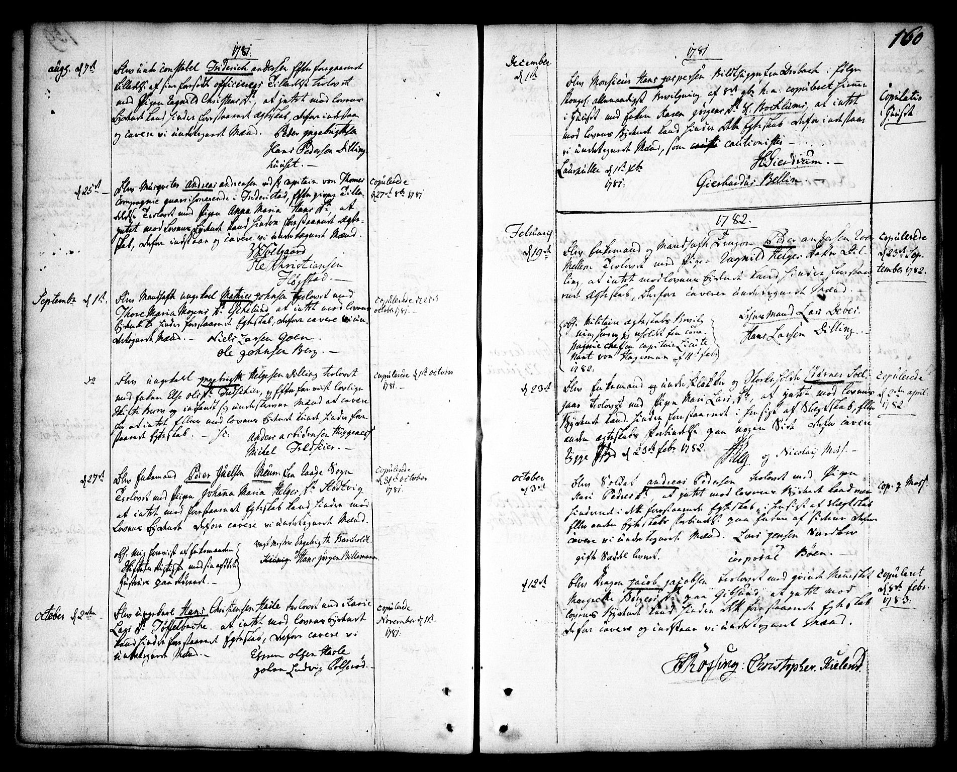 Rygge prestekontor Kirkebøker, SAO/A-10084b/F/Fa/L0002: Parish register (official) no. 2, 1771-1814, p. 160