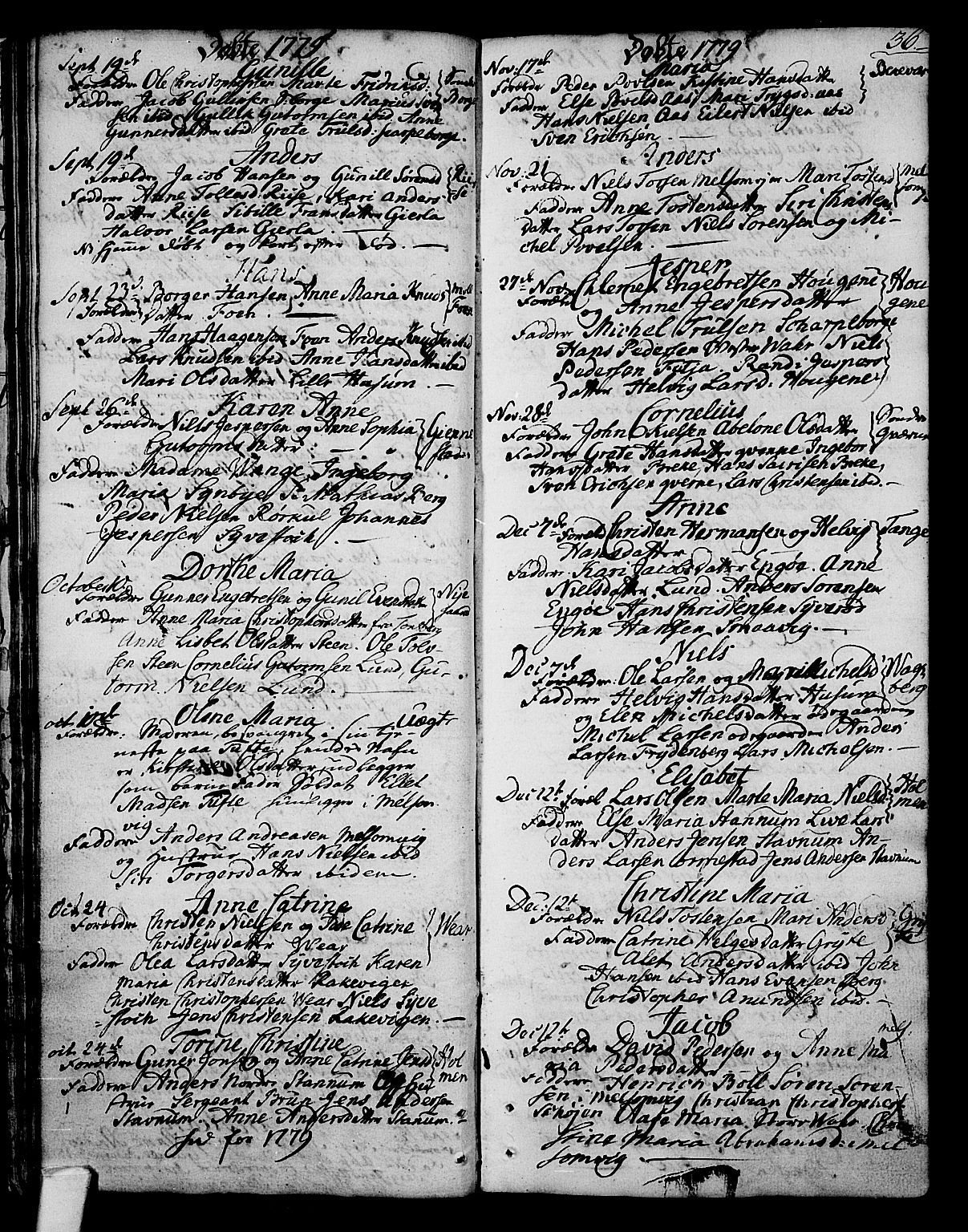 Stokke kirkebøker, SAKO/A-320/F/Fa/L0003: Parish register (official) no. I 3, 1771-1803, p. 36