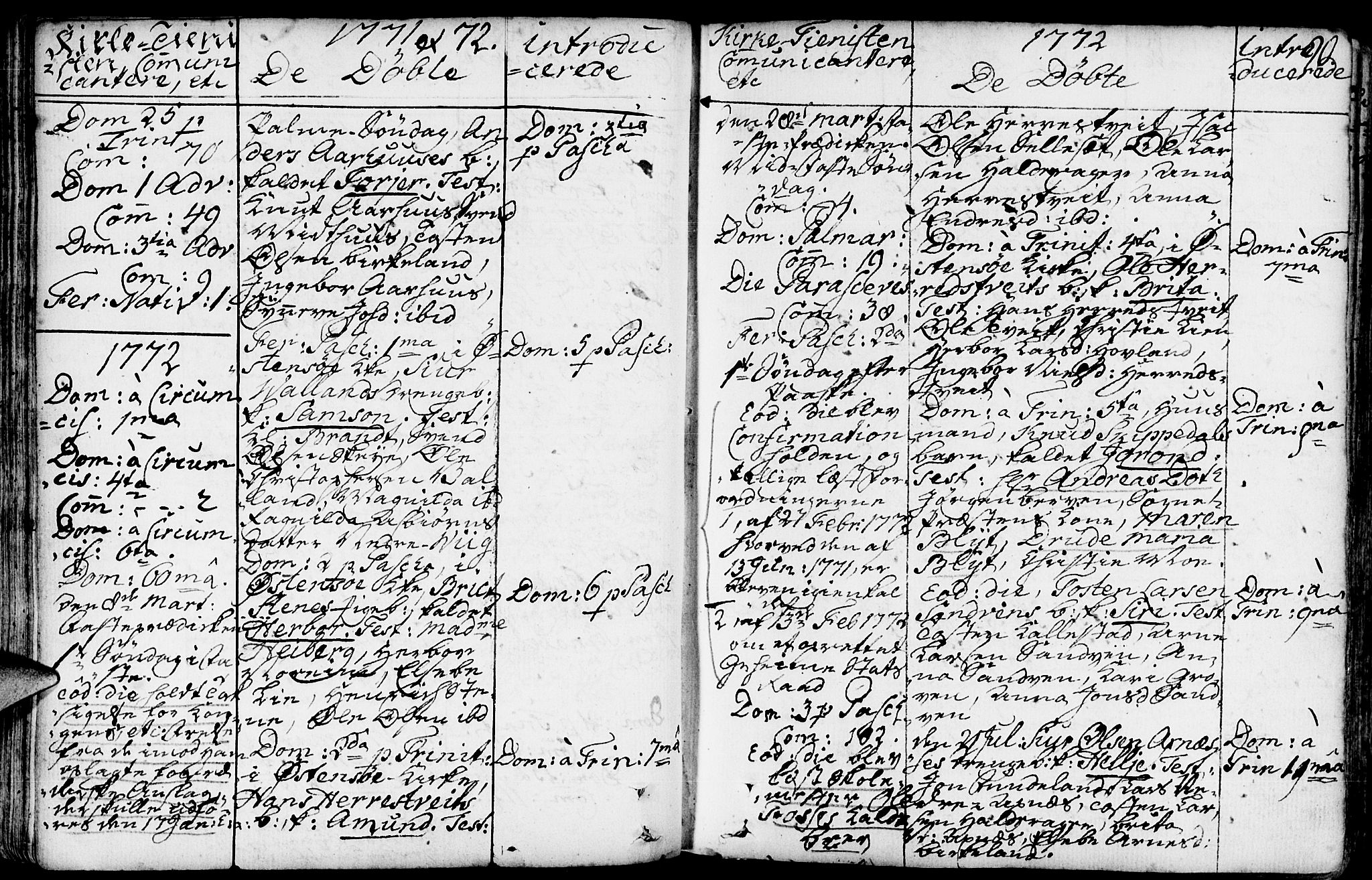 Kvam sokneprestembete, SAB/A-76201/H/Haa: Parish register (official) no. A 3, 1743-1795, p. 90