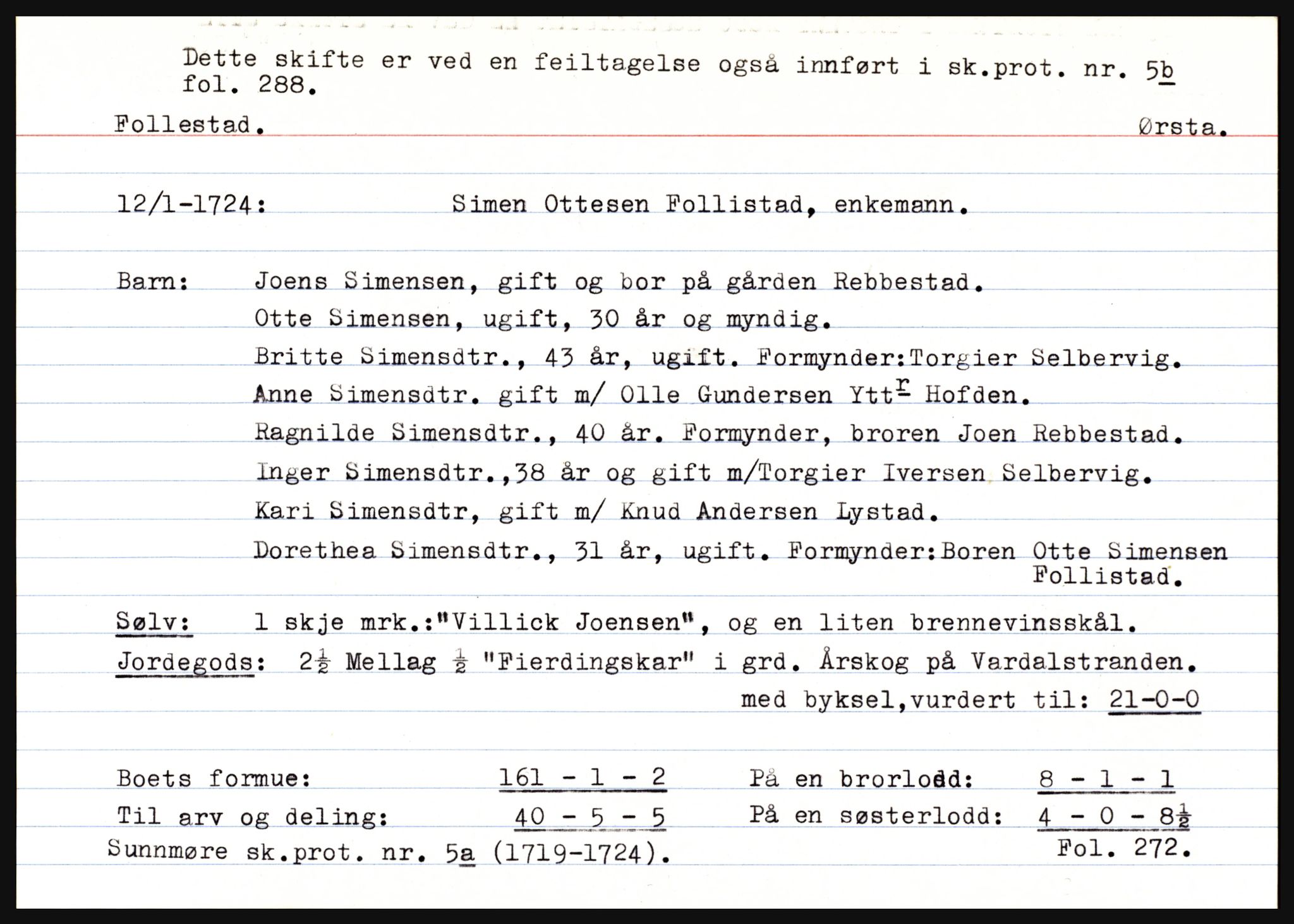 Sunnmøre sorenskriveri, SAT/A-0005/3, 1689-1728, p. 795