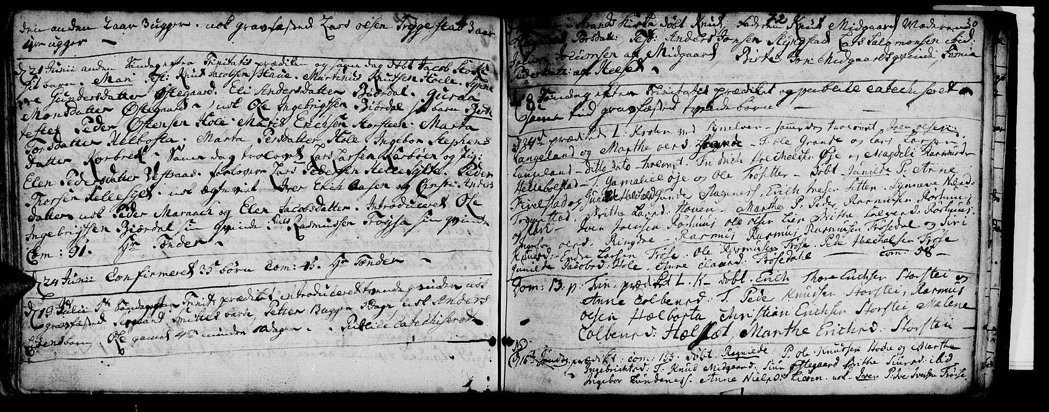 Ministerialprotokoller, klokkerbøker og fødselsregistre - Møre og Romsdal, AV/SAT-A-1454/519/L0244: Parish register (official) no. 519A03, 1769-1773, p. 30