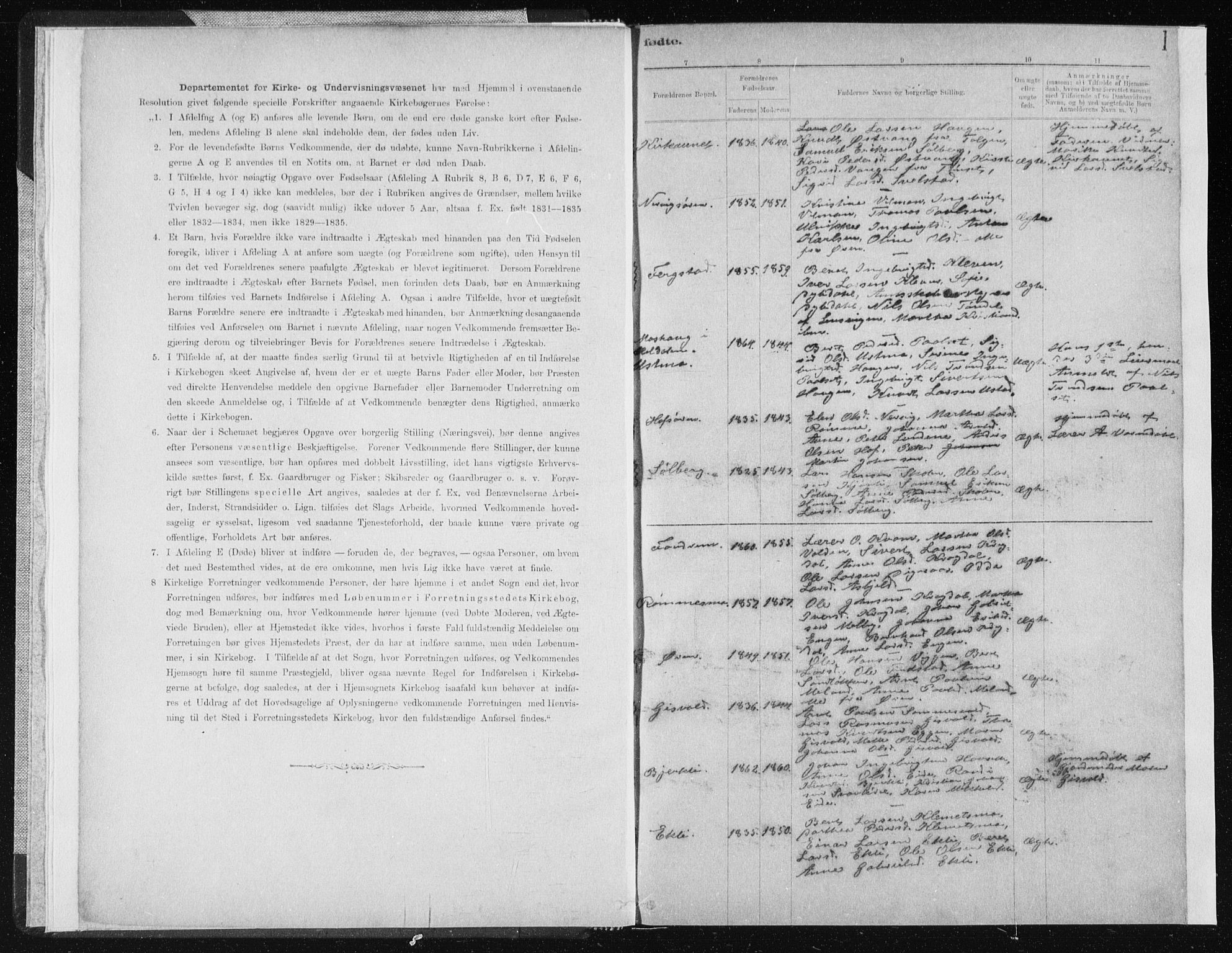 Ministerialprotokoller, klokkerbøker og fødselsregistre - Sør-Trøndelag, SAT/A-1456/668/L0818: Parish register (copy) no. 668C07, 1885-1898, p. 1h