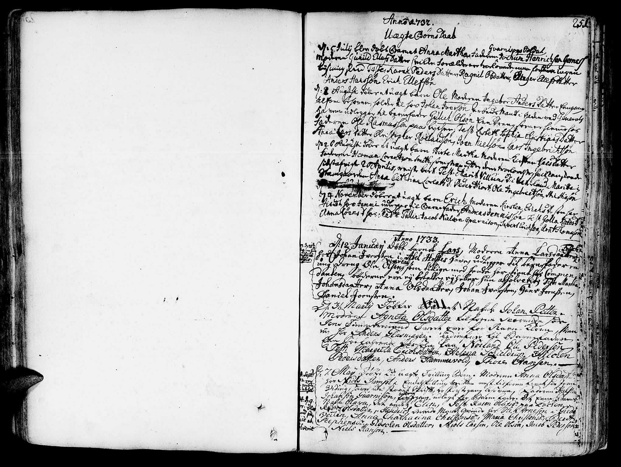 Ministerialprotokoller, klokkerbøker og fødselsregistre - Sør-Trøndelag, SAT/A-1456/602/L0103: Parish register (official) no. 602A01, 1732-1774, p. 251