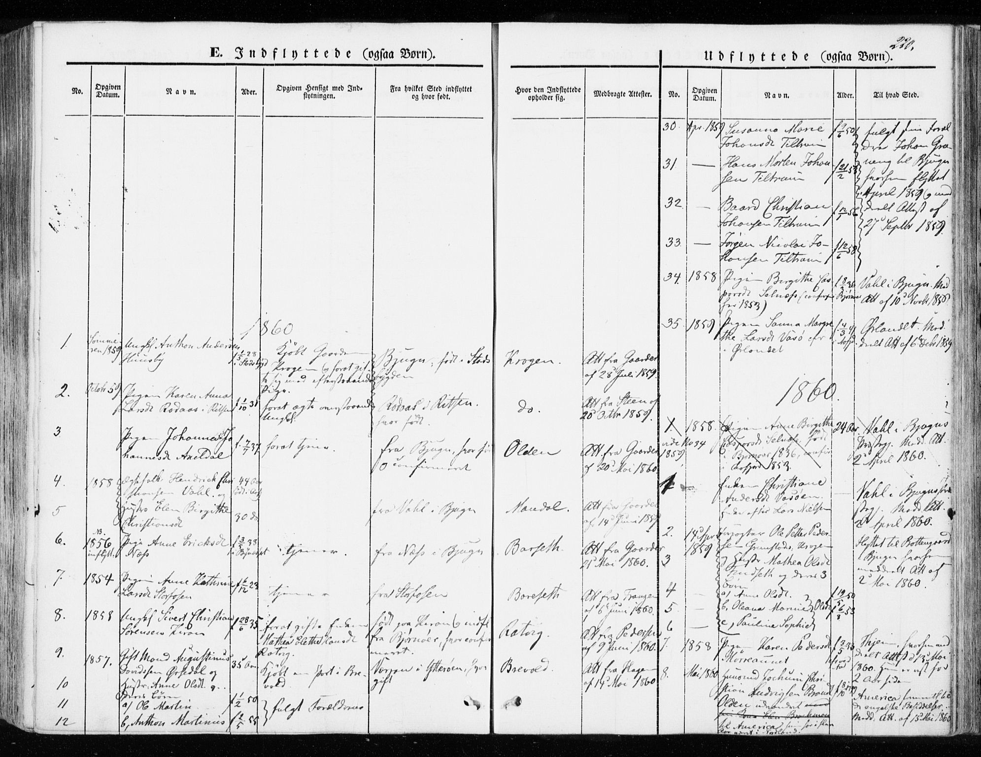 Ministerialprotokoller, klokkerbøker og fødselsregistre - Sør-Trøndelag, SAT/A-1456/655/L0677: Parish register (official) no. 655A06, 1847-1860, p. 220