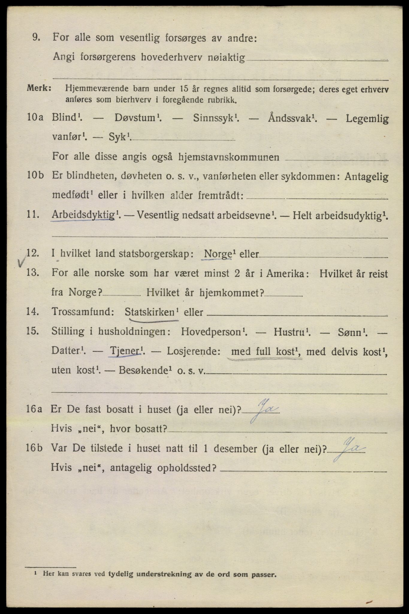 SAO, 1920 census for Kristiania, 1920, p. 522110