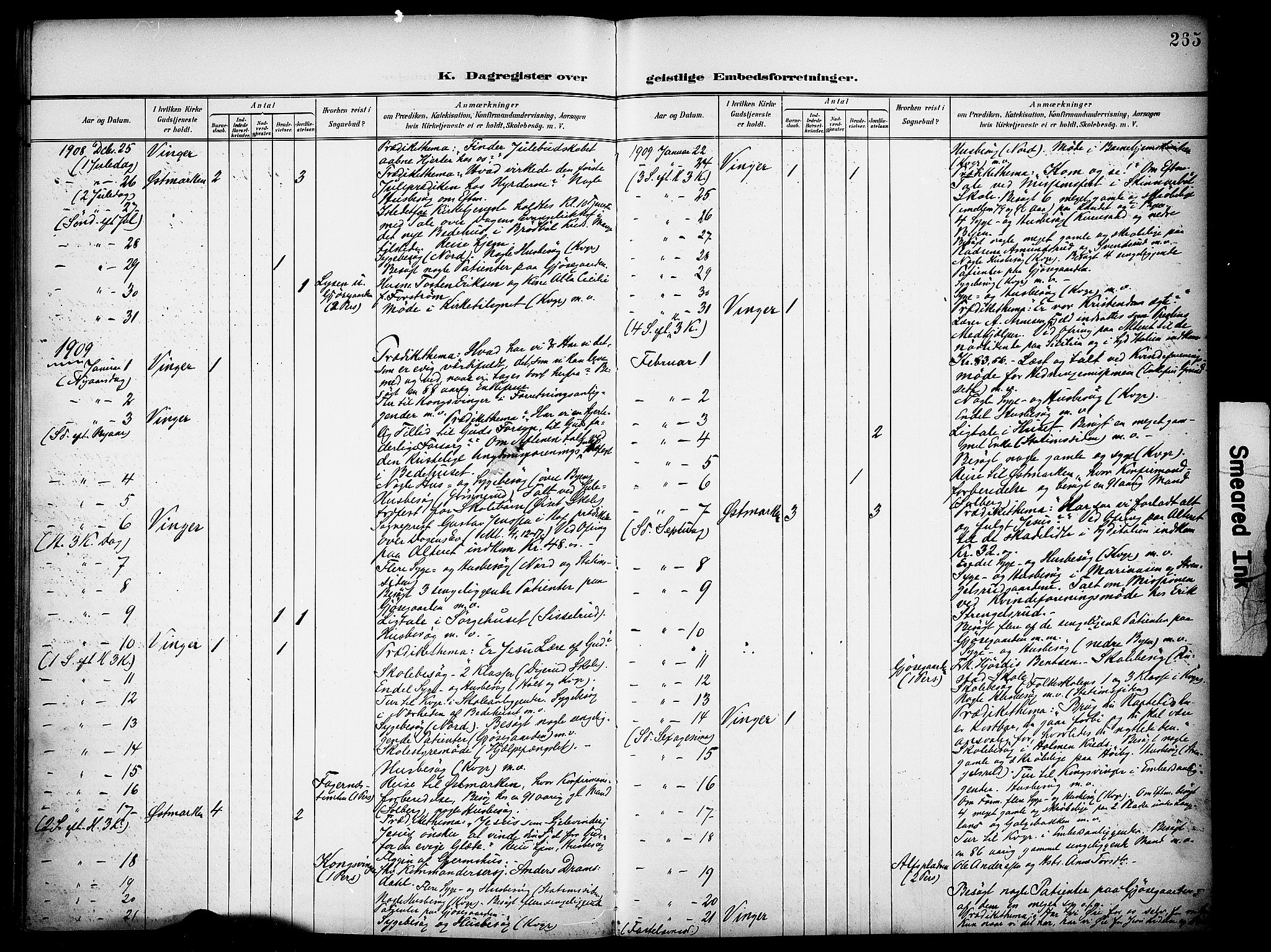 Vinger prestekontor, AV/SAH-PREST-024/H/Ha/Haa/L0016: Parish register (official) no. 16, 1898-1920, p. 265