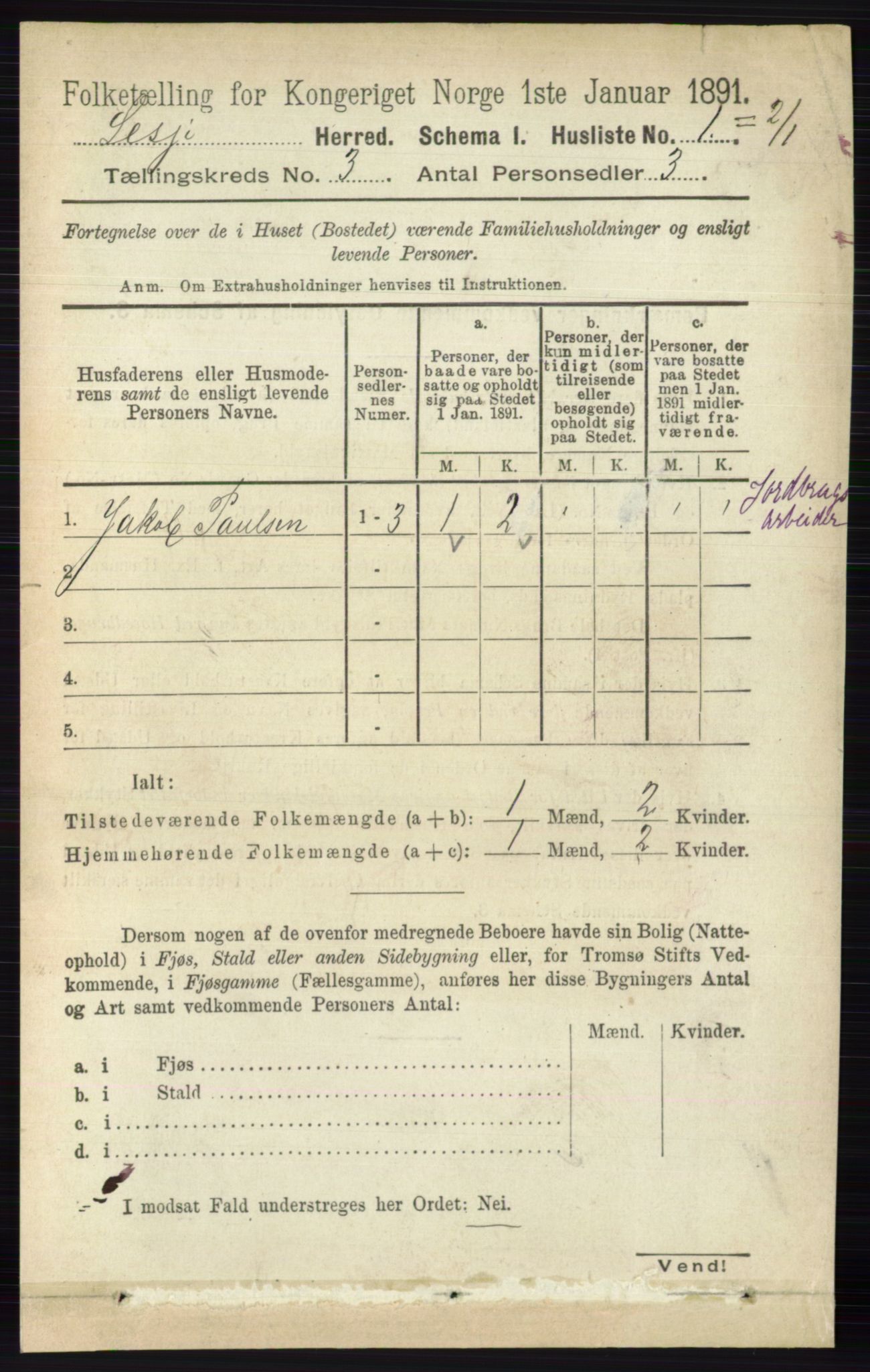 RA, 1891 census for 0512 Lesja, 1891, p. 570