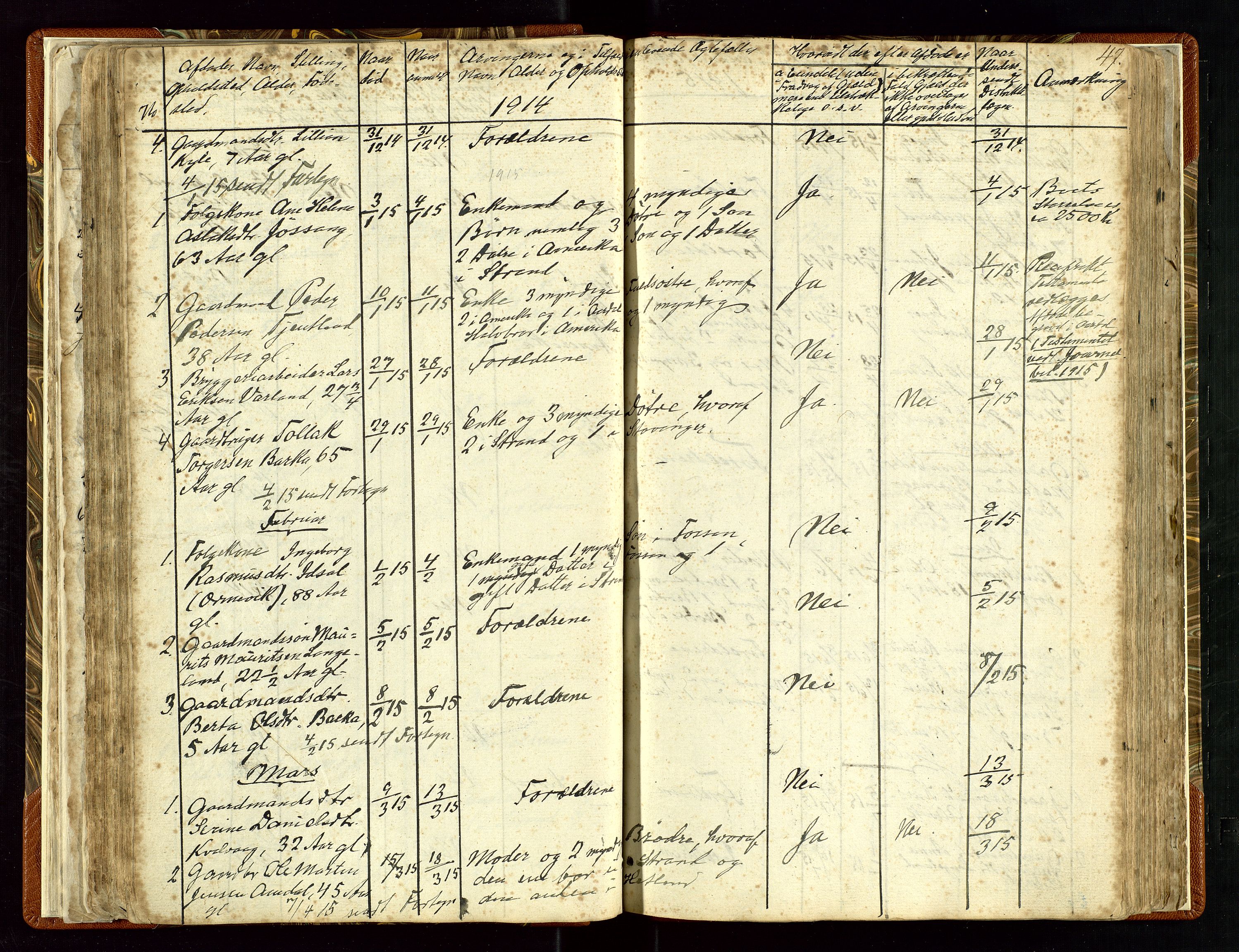 Strand og Forsand lensmannskontor, AV/SAST-A-100451/Gga/L0002: Dødsfallsprotokoll, 1886-1932, p. 47