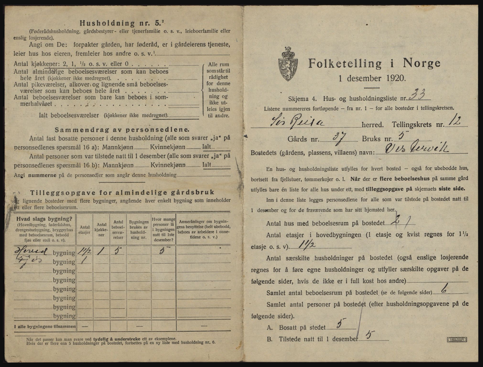 SATØ, 1920 census for Sørreisa, 1920, p. 785