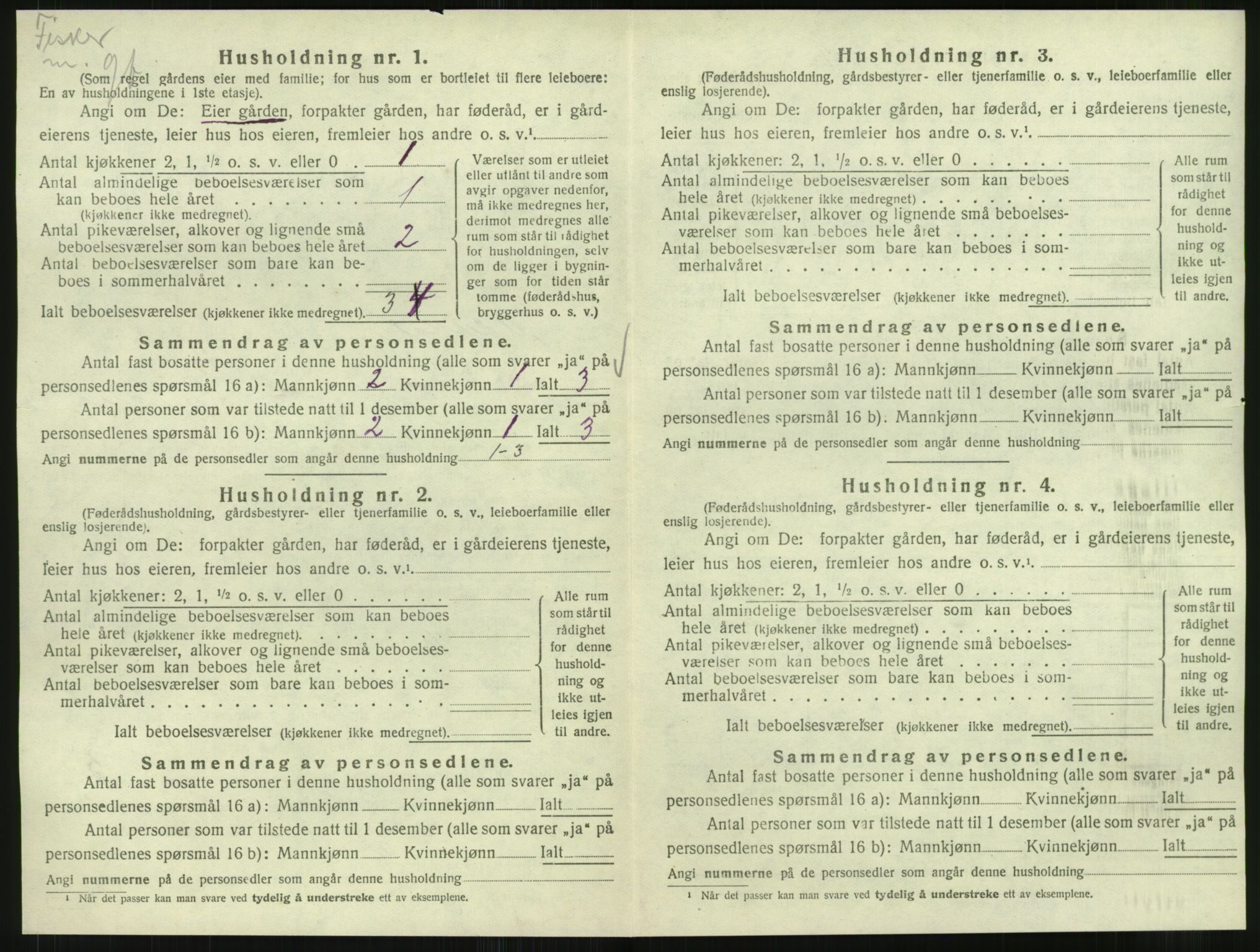 SAT, 1920 census for Gildeskål, 1920, p. 65