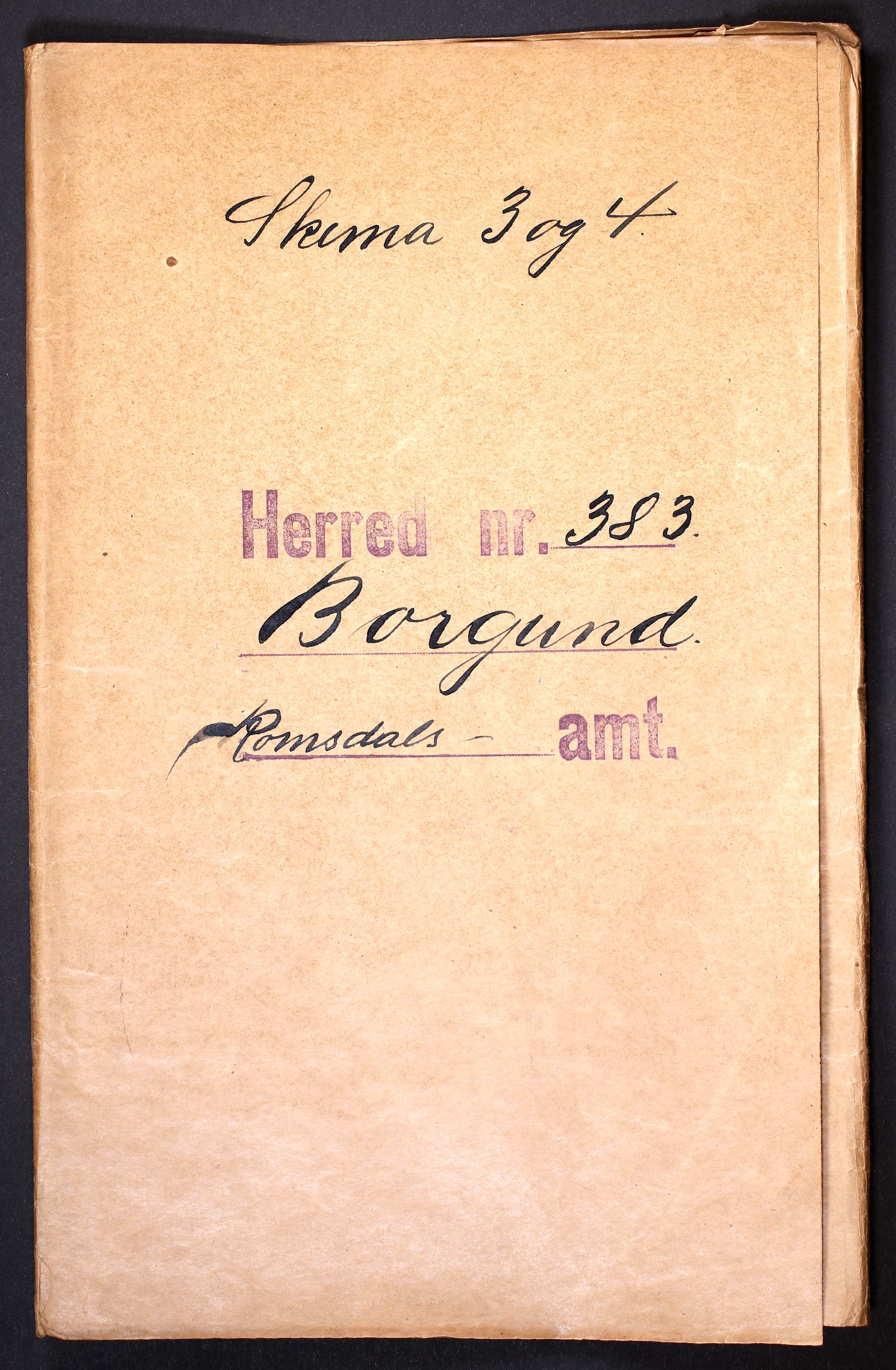 RA, 1910 census for Borgund, 1910, p. 1