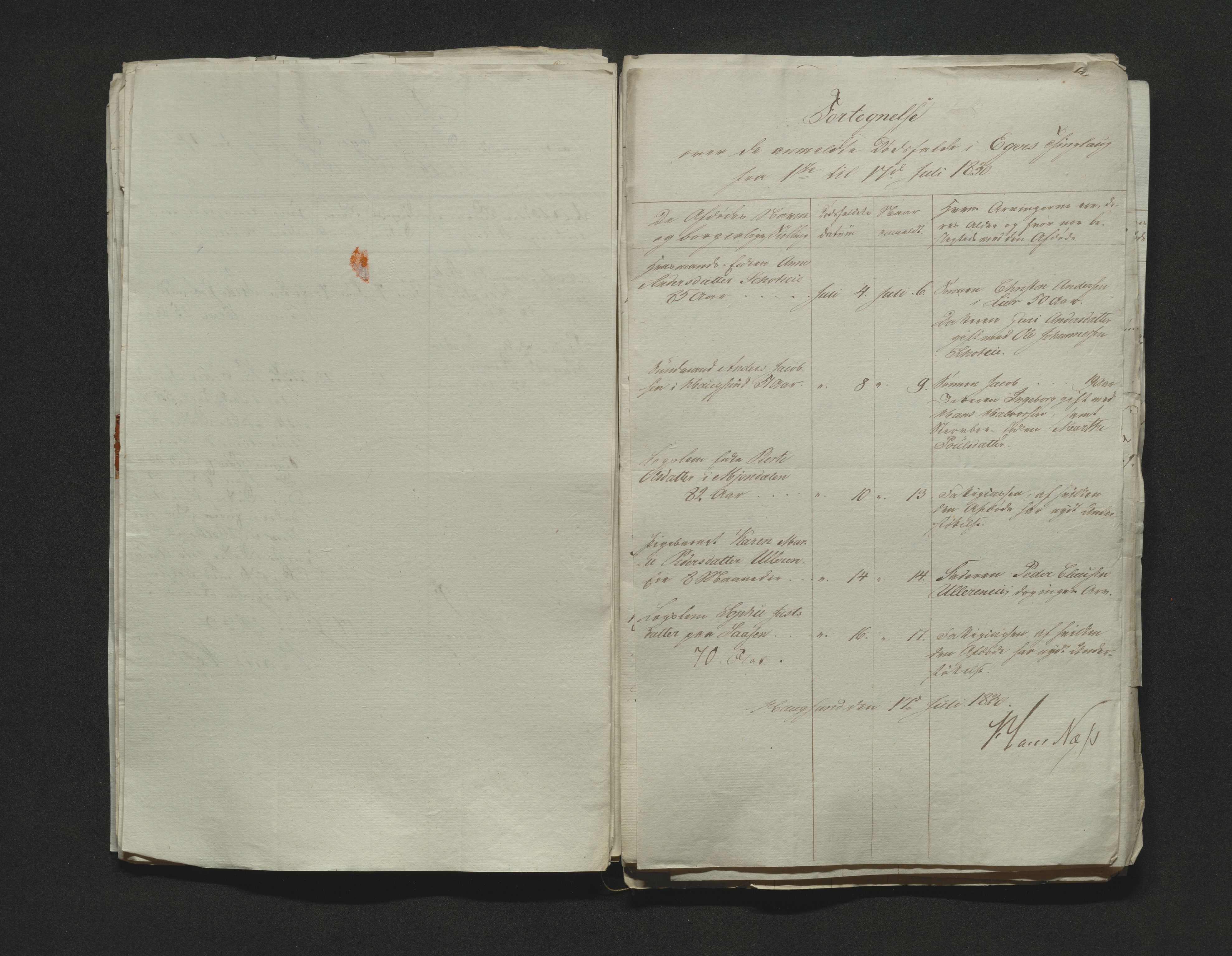 Eiker, Modum og Sigdal sorenskriveri, AV/SAKO-A-123/H/Ha/Hab/L0003: Dødsfallsmeldinger, 1830-1833