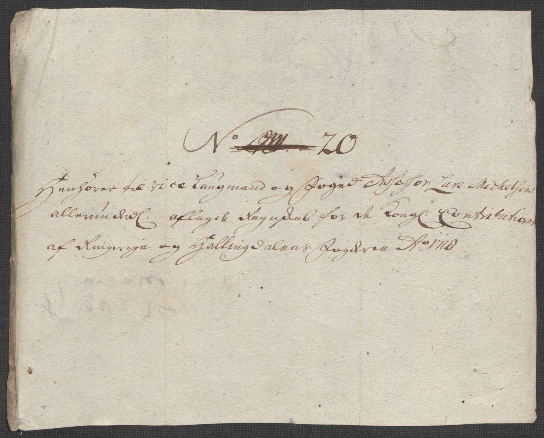 Rentekammeret inntil 1814, Reviderte regnskaper, Fogderegnskap, RA/EA-4092/R23/L1476: Fogderegnskap Ringerike og Hallingdal, 1718, p. 216