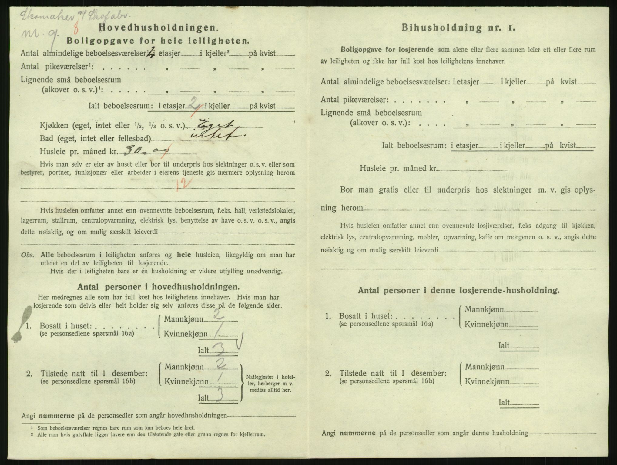 SAH, 1920 census for Gjøvik, 1920, p. 827