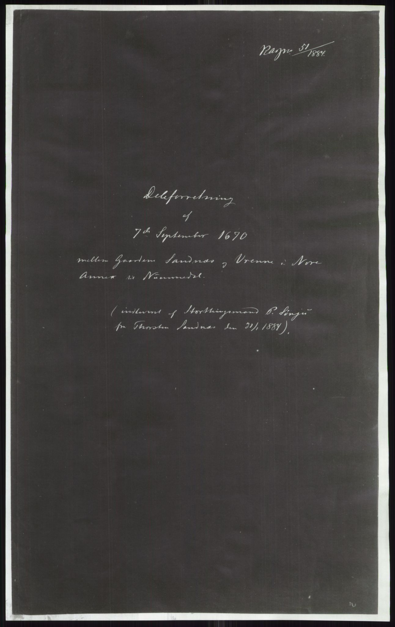 Samlinger til kildeutgivelse, Diplomavskriftsamlingen, AV/RA-EA-4053/H/Ha, p. 3551