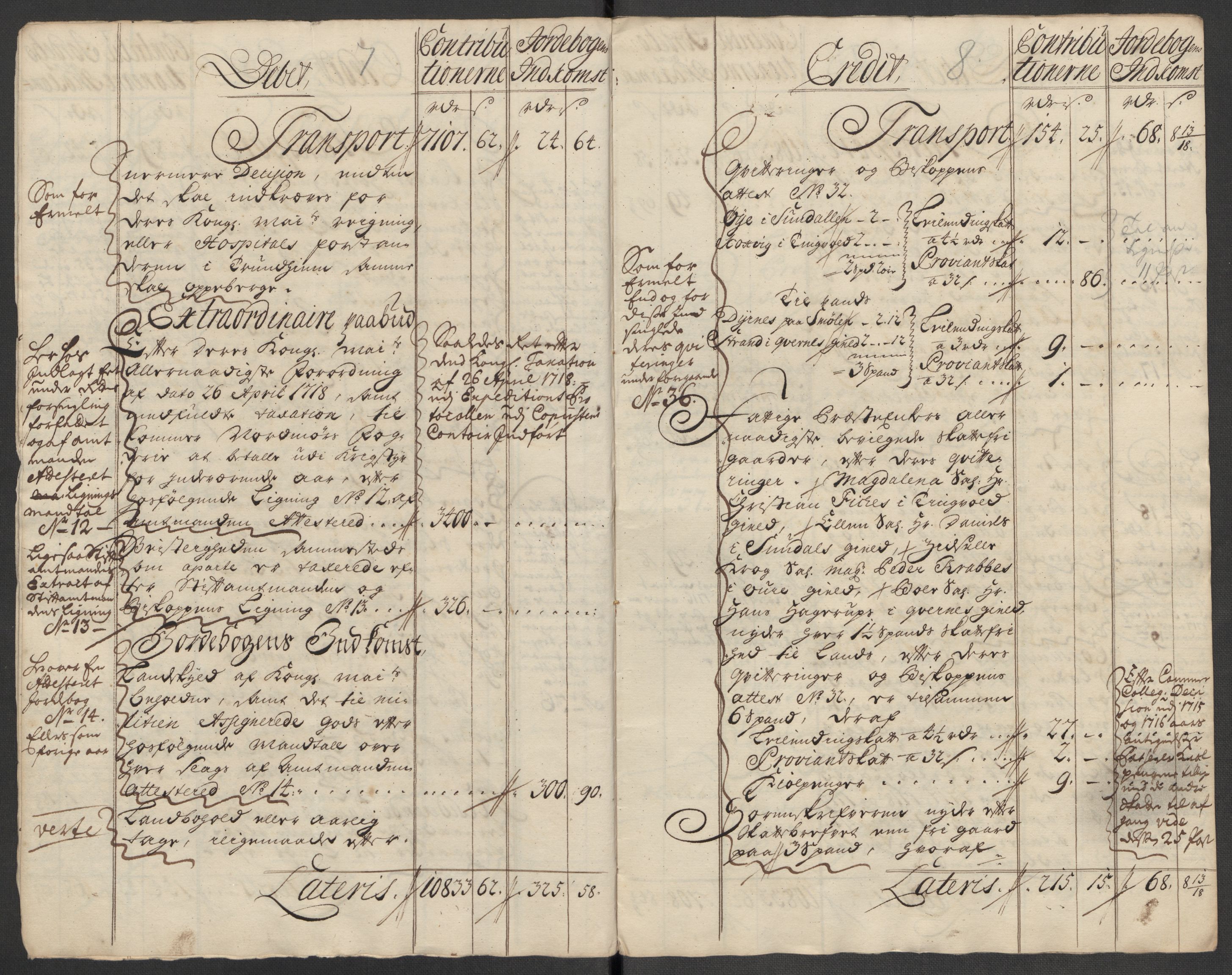 Rentekammeret inntil 1814, Reviderte regnskaper, Fogderegnskap, AV/RA-EA-4092/R56/L3751: Fogderegnskap Nordmøre, 1718, p. 8