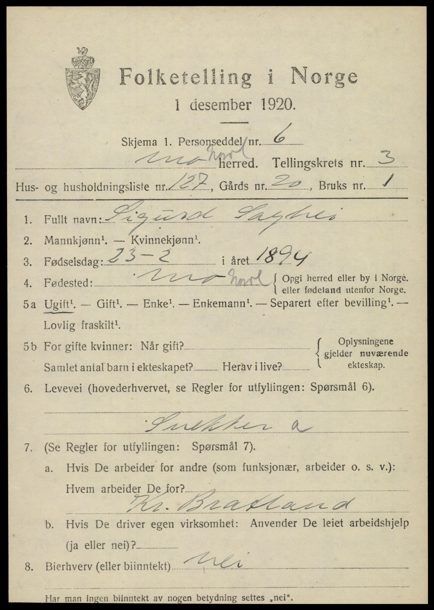 SAT, 1920 census for Mo, 1920, p. 4611