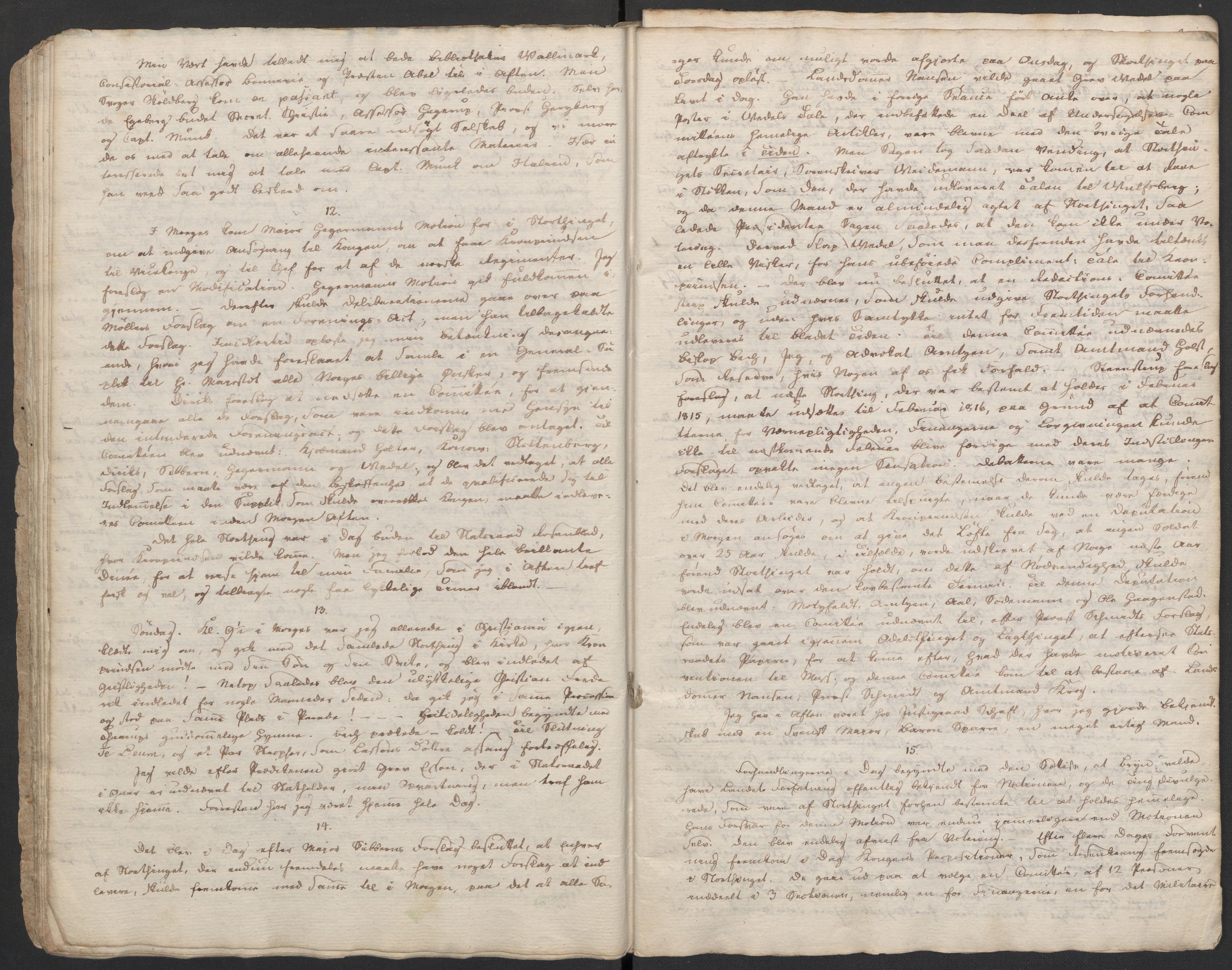 Forskjellige samlinger, Historisk-kronologisk samling, AV/RA-EA-4029/G/Ga/L0009B: Historisk-kronologisk samling. Dokumenter fra oktober 1814, årene 1815 og 1816, Christian Frederiks regnskapsbok 1814 - 1848., 1814-1848, p. 145