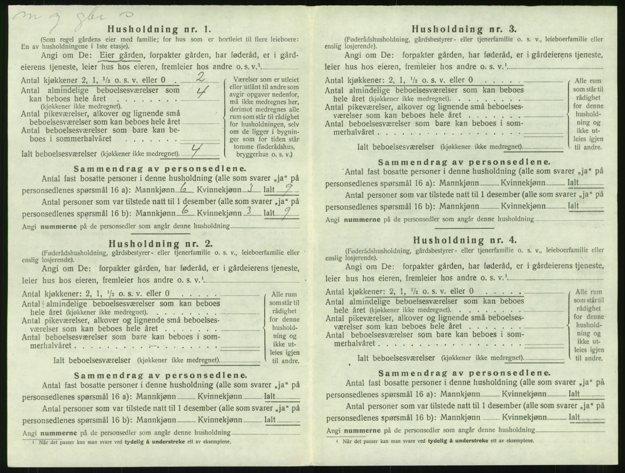 SAT, 1920 census for Bremsnes, 1920, p. 682