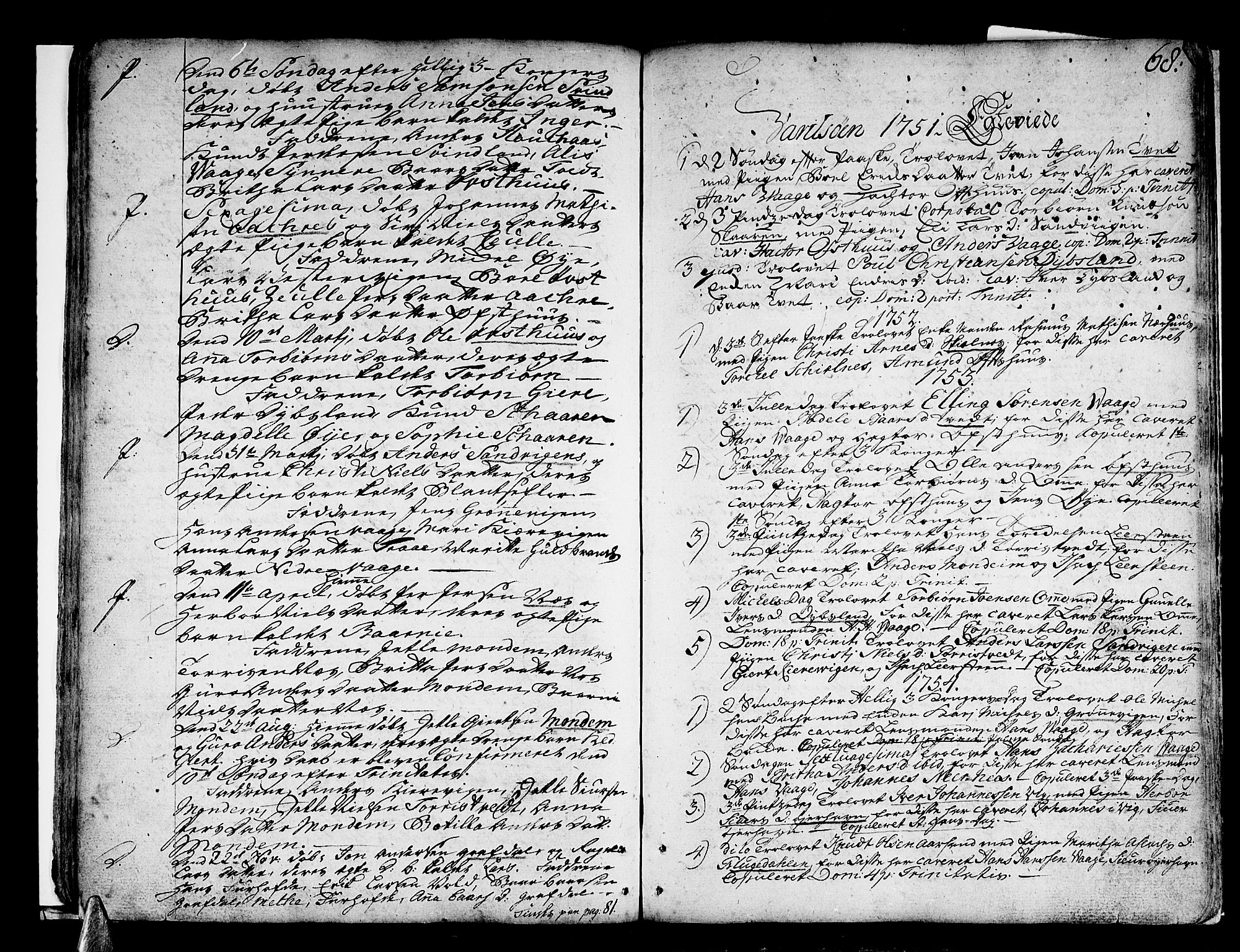 Strandebarm sokneprestembete, SAB/A-78401/H/Haa: Parish register (official) no. A 3 /3, 1751-1787, p. 68