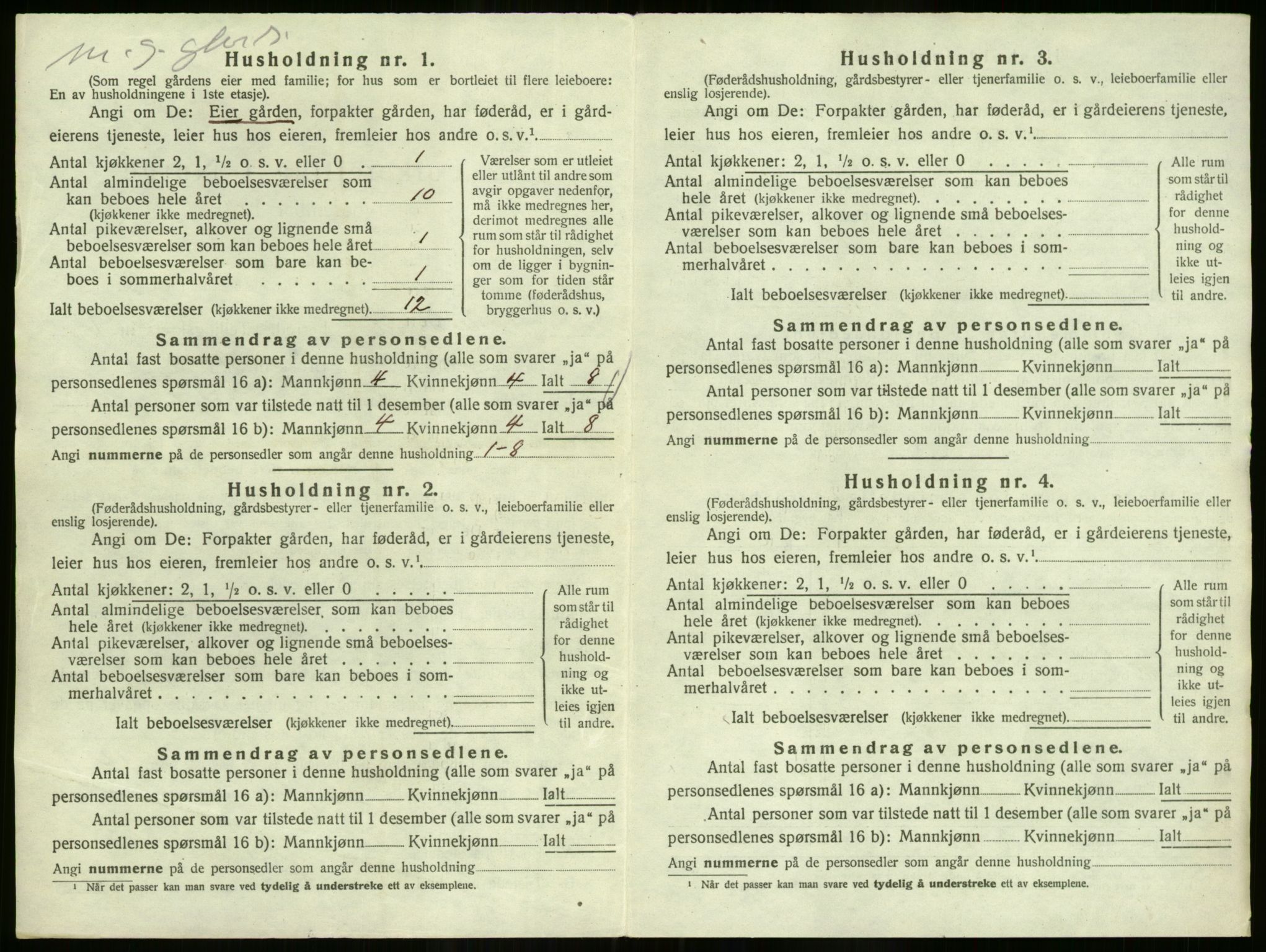 SAO, 1920 census for Eidsvoll, 1920, p. 80