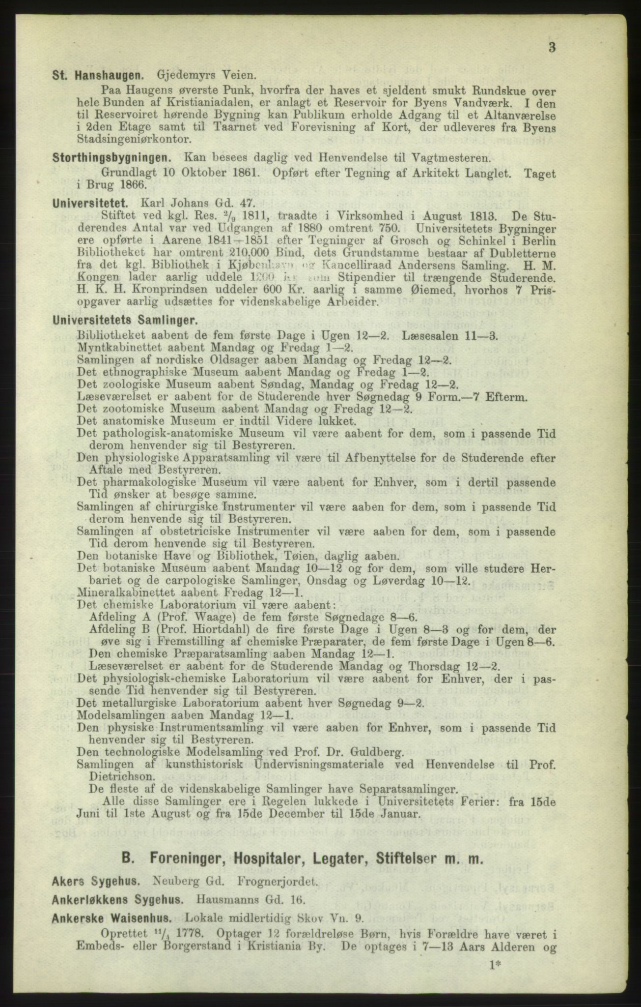 Kristiania/Oslo adressebok, PUBL/-, 1882, p. 3