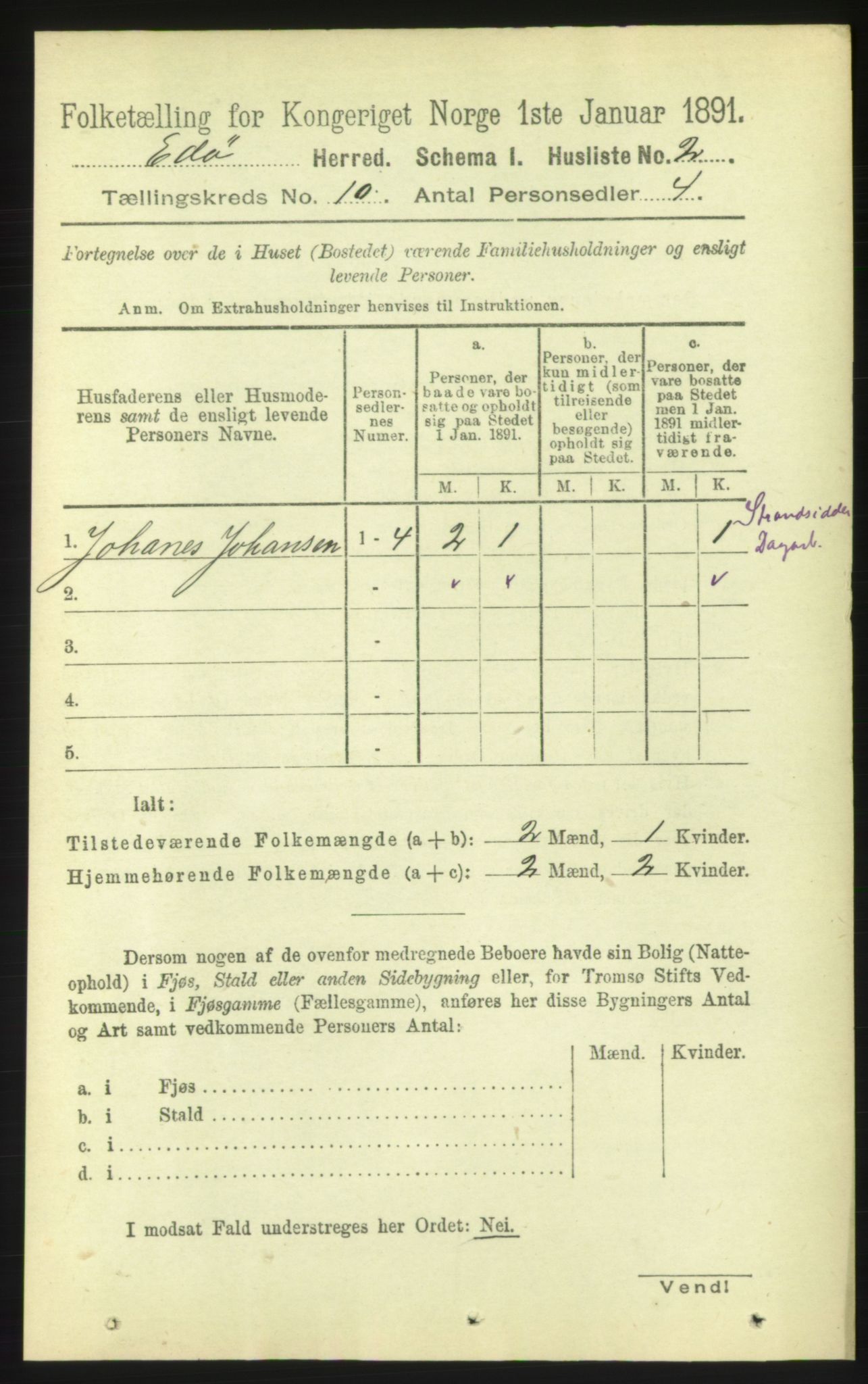 RA, 1891 census for 1573 Edøy, 1891, p. 2593