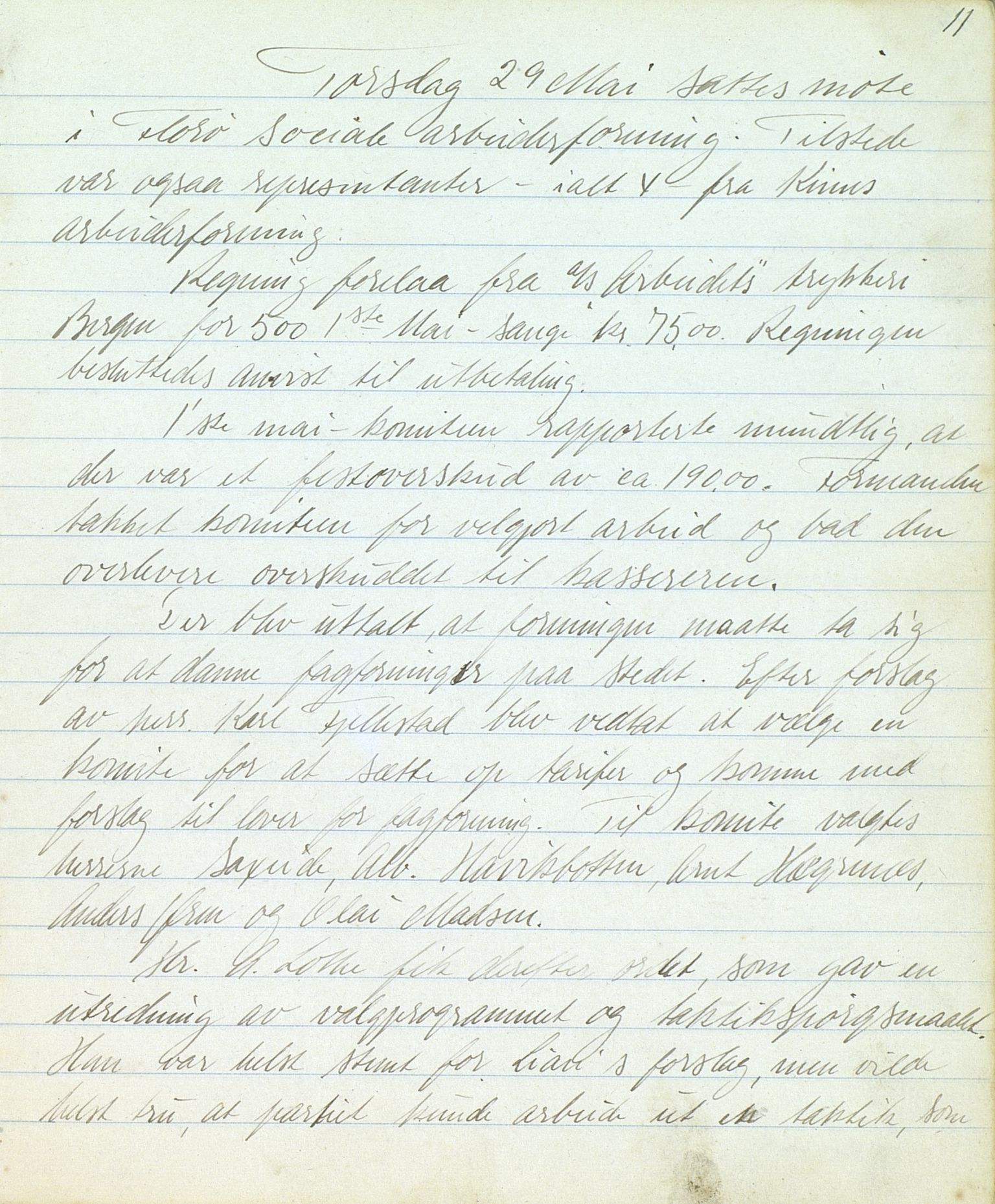 Flora Arbeidarparti, VLFK/SFF-88138/A/Aa/L0001: Møtebok, 1919-1927, p. 13