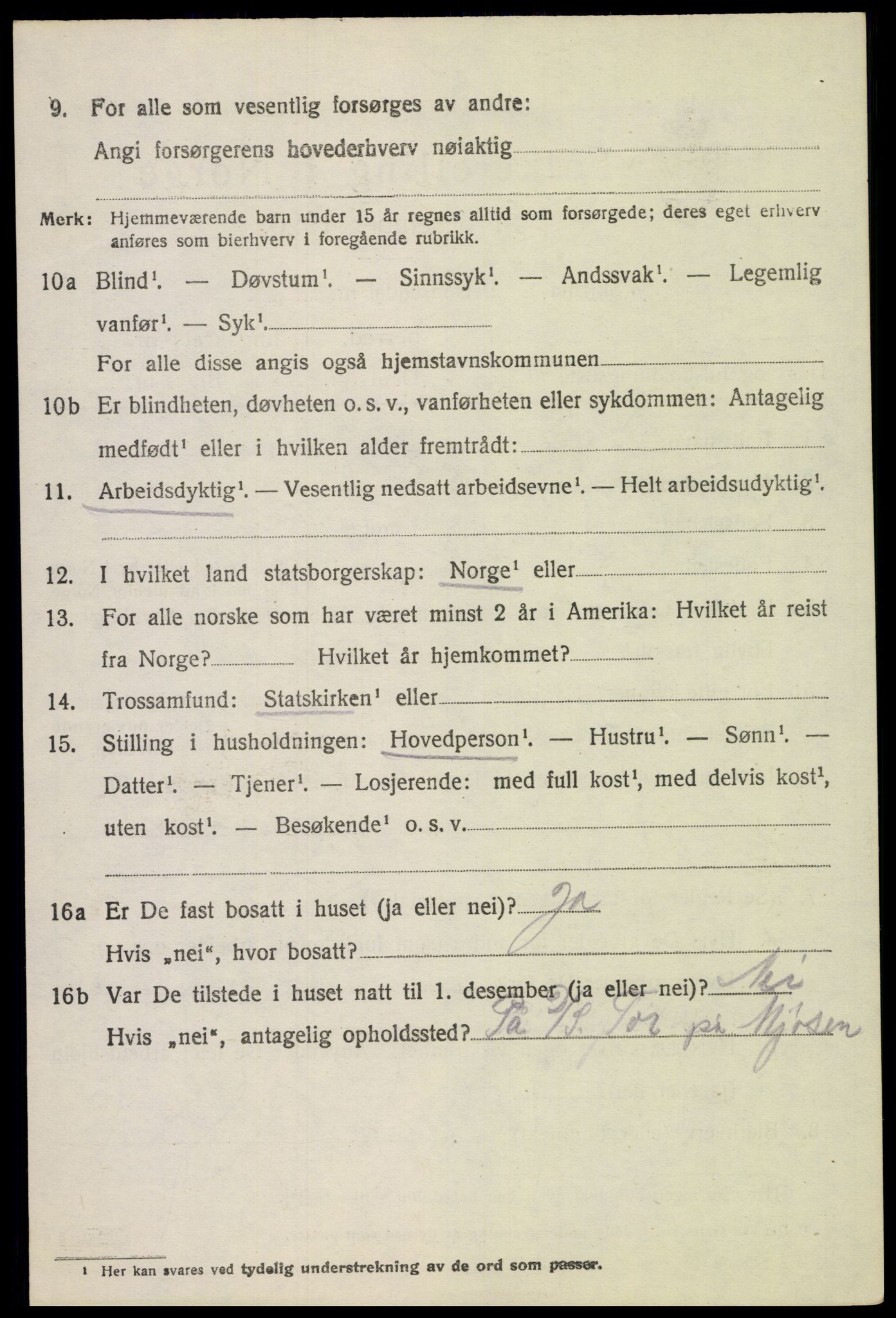 SAH, 1920 census for Østre Toten, 1920, p. 4731