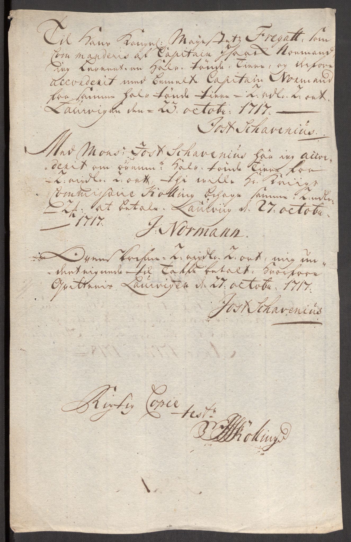 Kommanderende general (KG I) med Det norske krigsdirektorium, AV/RA-EA-5419/E/Eb/L0001: Ruller over noen kompanier som tjenestegjorde på flåten, 1712-1721, p. 536