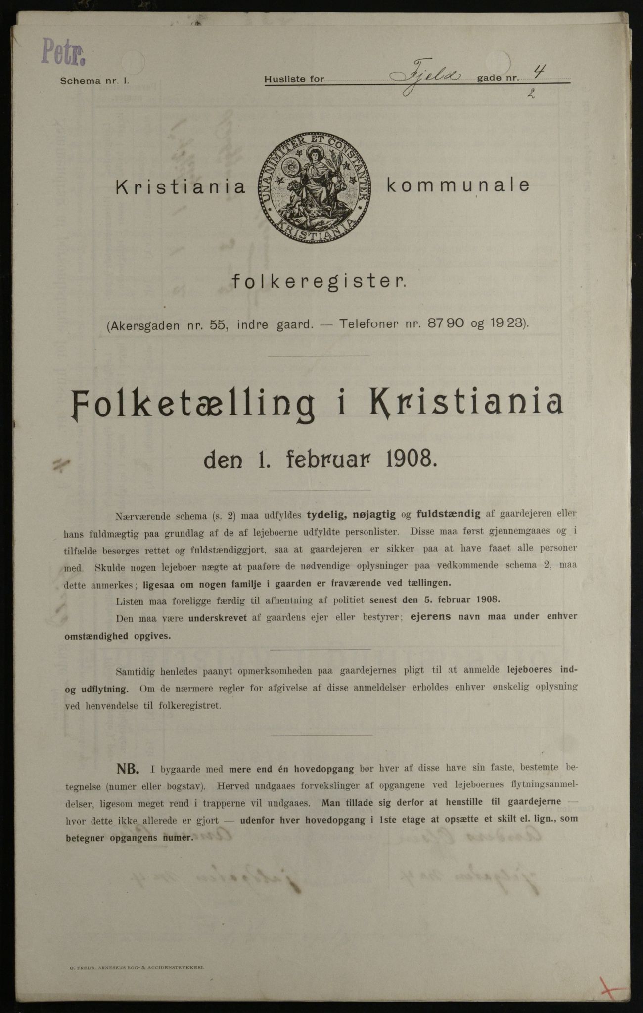 OBA, Municipal Census 1908 for Kristiania, 1908, p. 21971