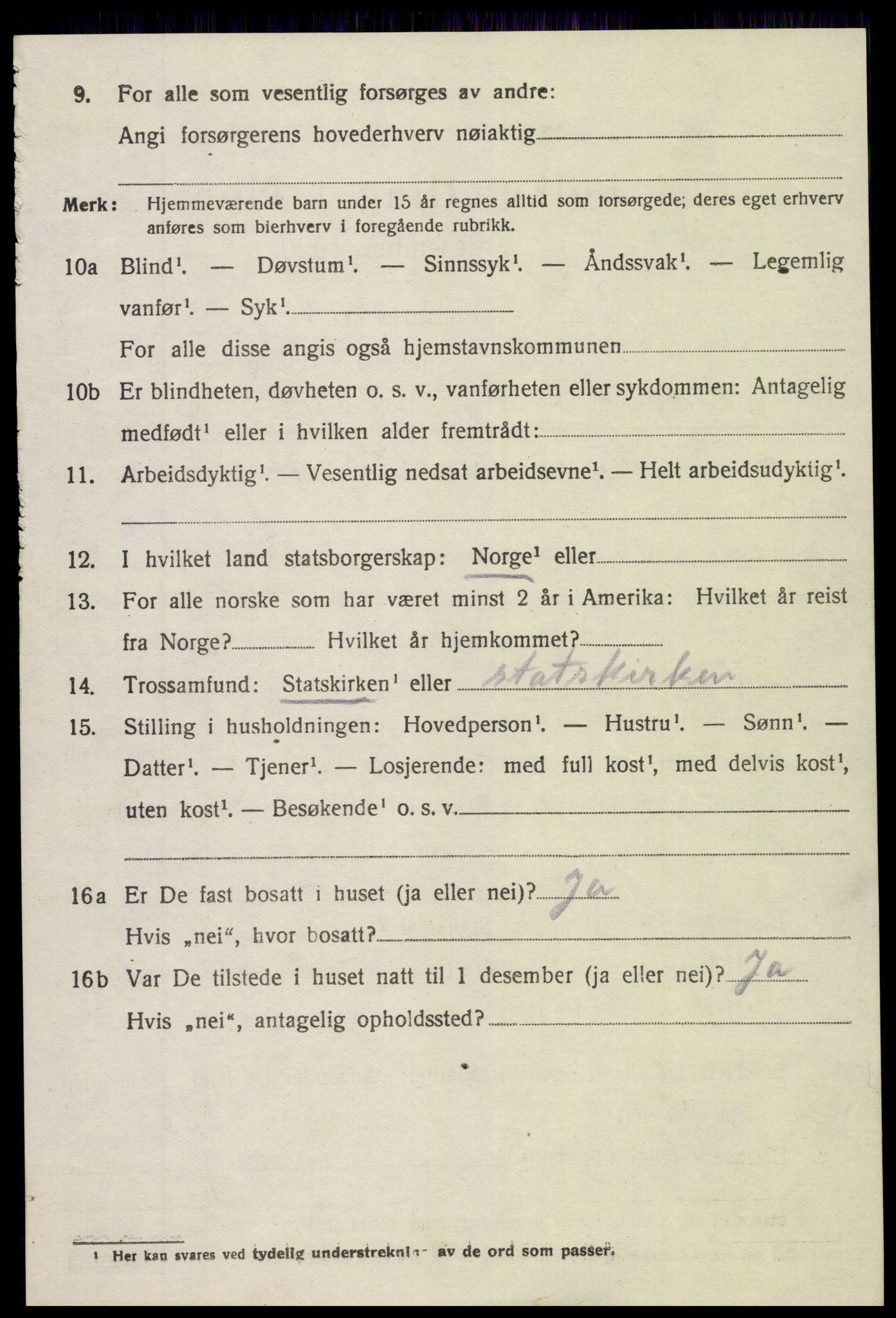 SAK, 1920 census for Søndeled, 1920, p. 6278