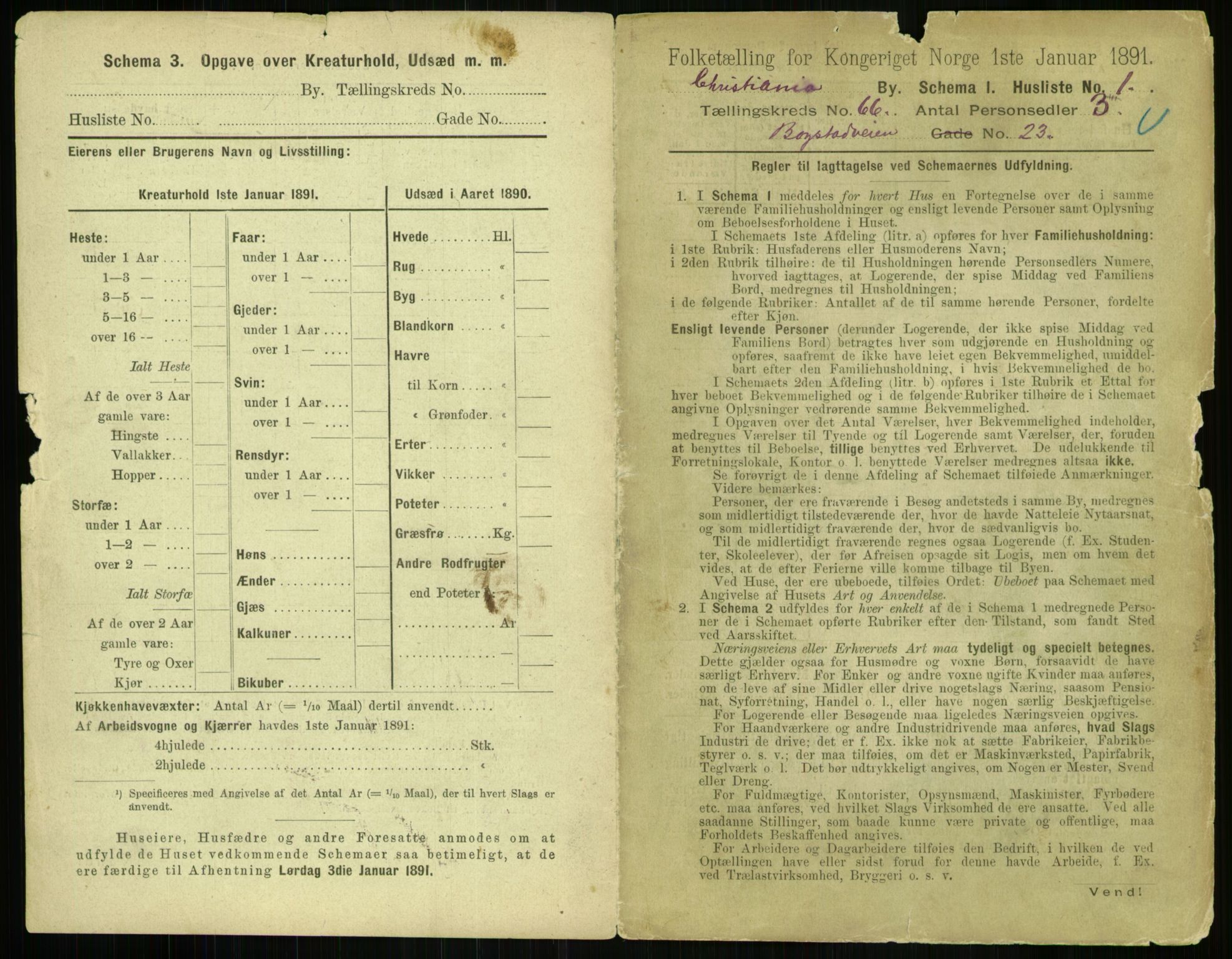 RA, 1891 census for 0301 Kristiania, 1891, p. 35551