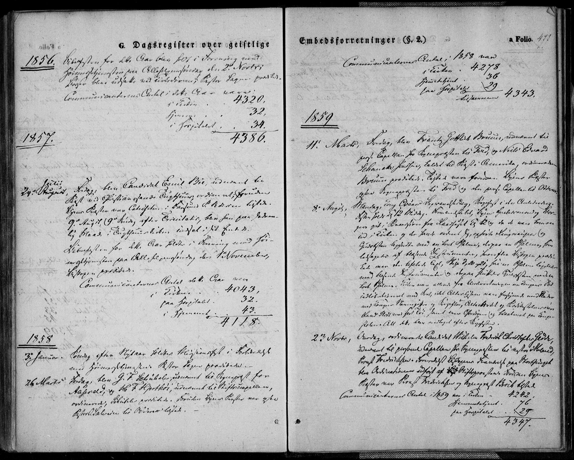 Kristiansand domprosti, SAK/1112-0006/F/Fa/L0013: Parish register (official) no. A 13, 1842-1851, p. 477