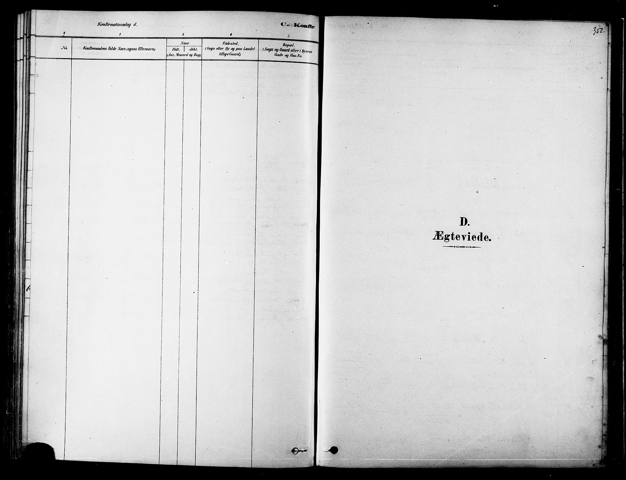 Ministerialprotokoller, klokkerbøker og fødselsregistre - Nordland, SAT/A-1459/834/L0507: Parish register (official) no. 834A05, 1878-1892, p. 352