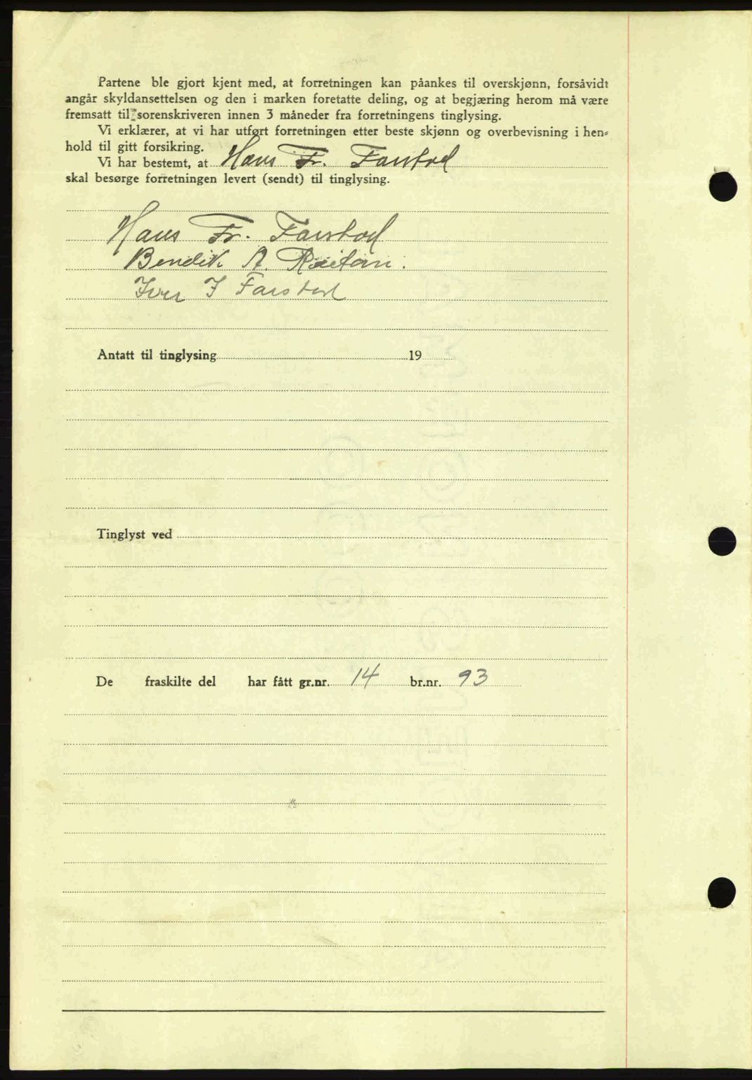 Romsdal sorenskriveri, AV/SAT-A-4149/1/2/2C: Mortgage book no. A15, 1943-1944, Diary no: : 1725/1943