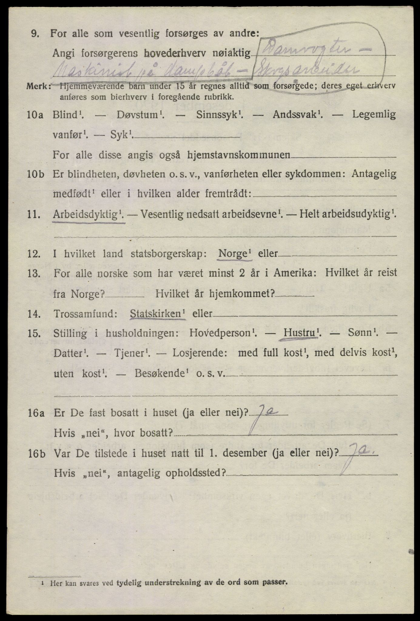 SAKO, 1920 census for Ytre Sandsvær, 1920, p. 4601