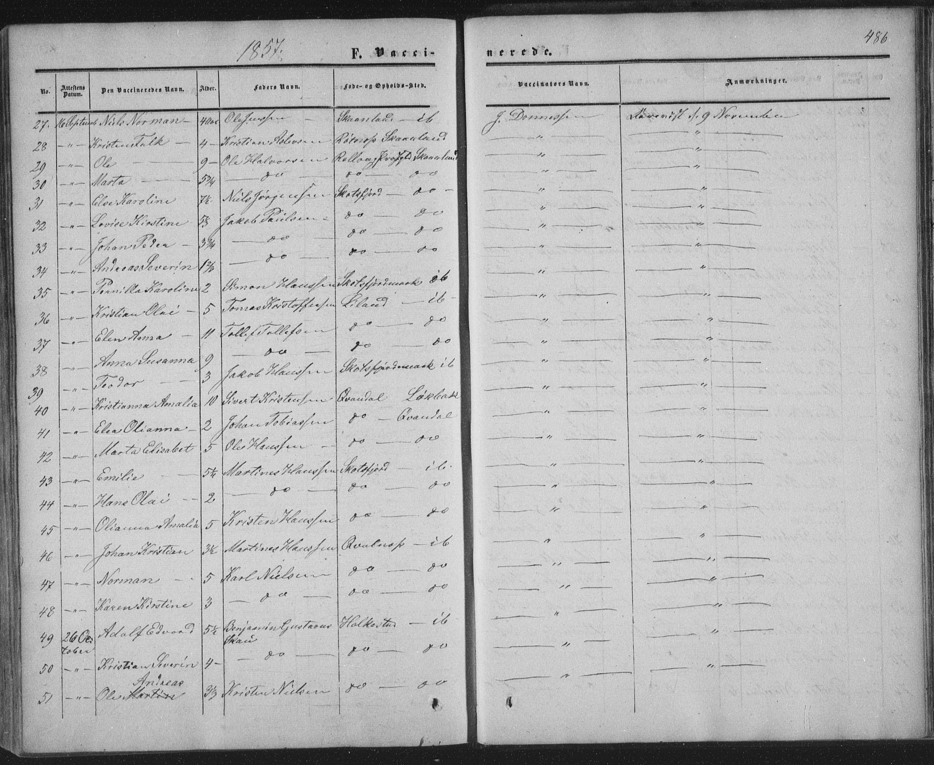 Ministerialprotokoller, klokkerbøker og fødselsregistre - Nordland, AV/SAT-A-1459/855/L0800: Parish register (official) no. 855A08, 1852-1864, p. 486