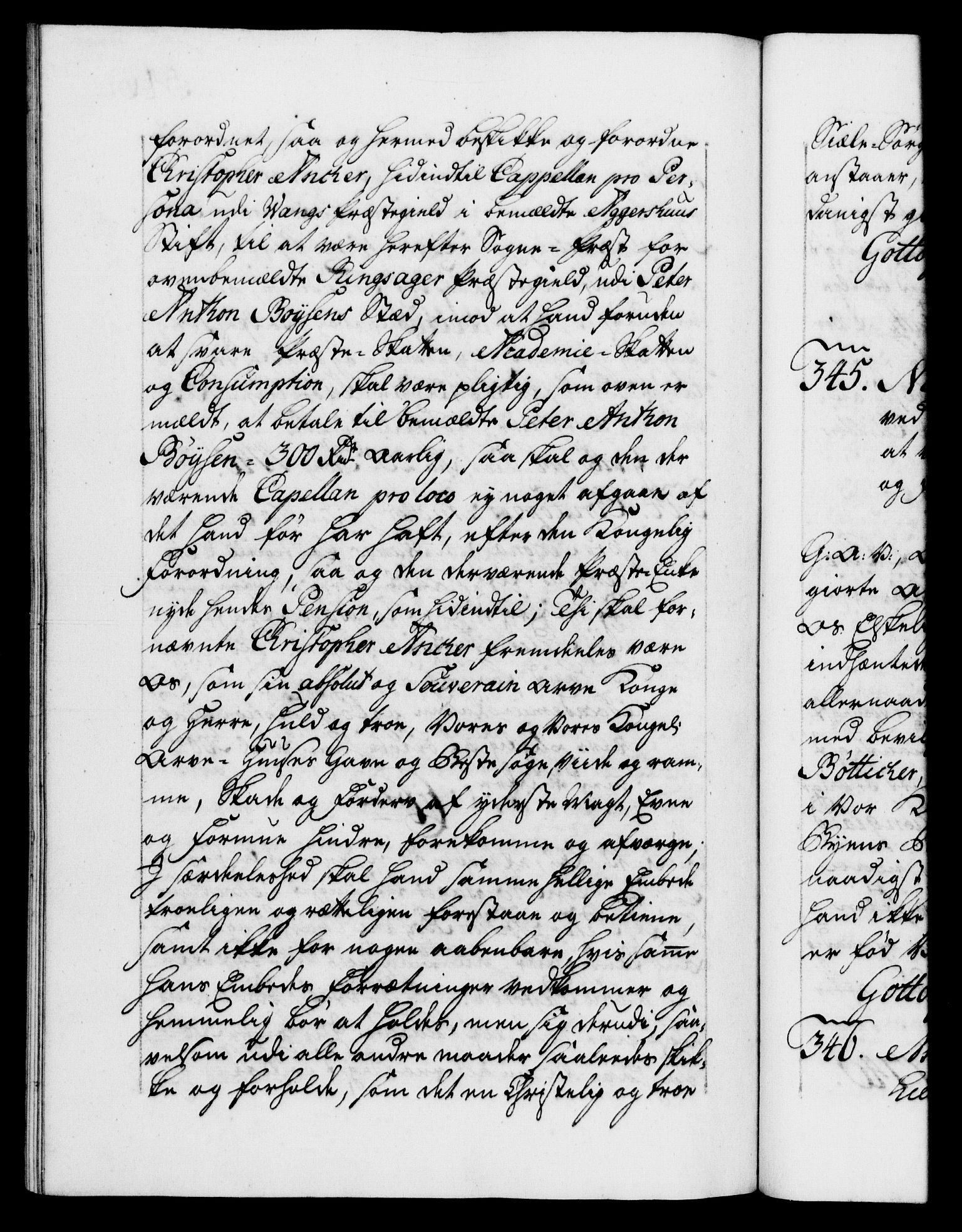 Danske Kanselli 1572-1799, AV/RA-EA-3023/F/Fc/Fca/Fcaa/L0031: Norske registre, 1739-1740, p. 546b