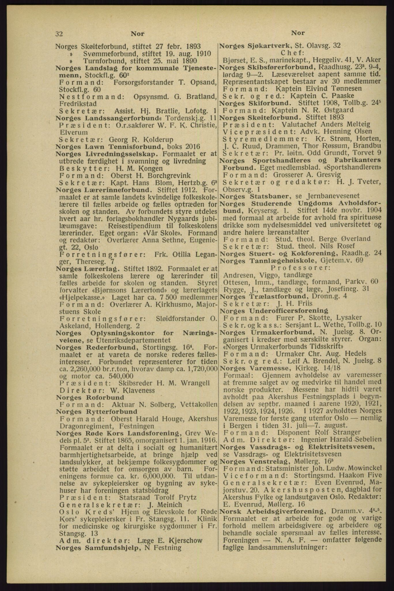 Kristiania/Oslo adressebok, PUBL/-, 1929, p. 32