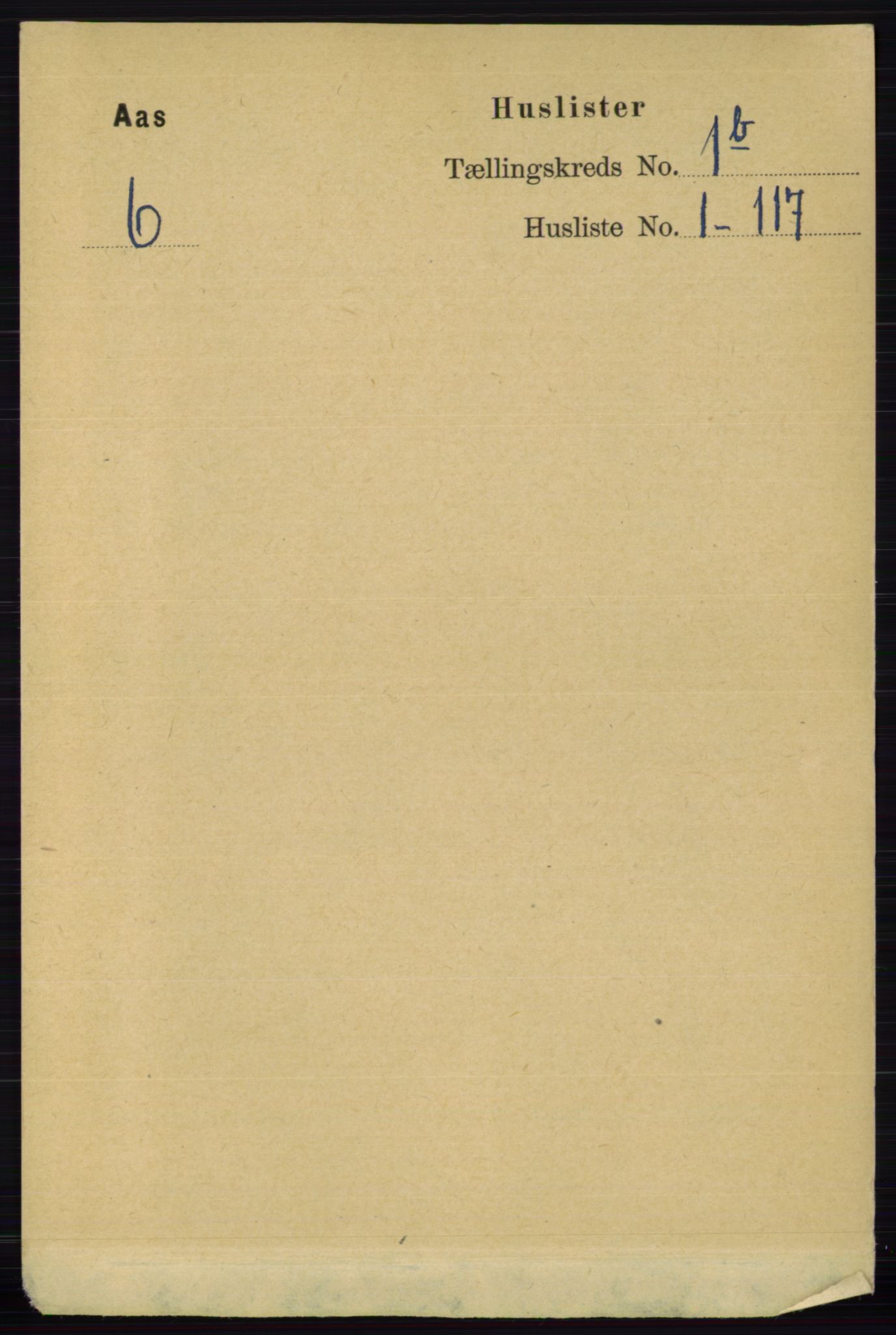 RA, 1891 census for 0214 Ås, 1891, p. 621
